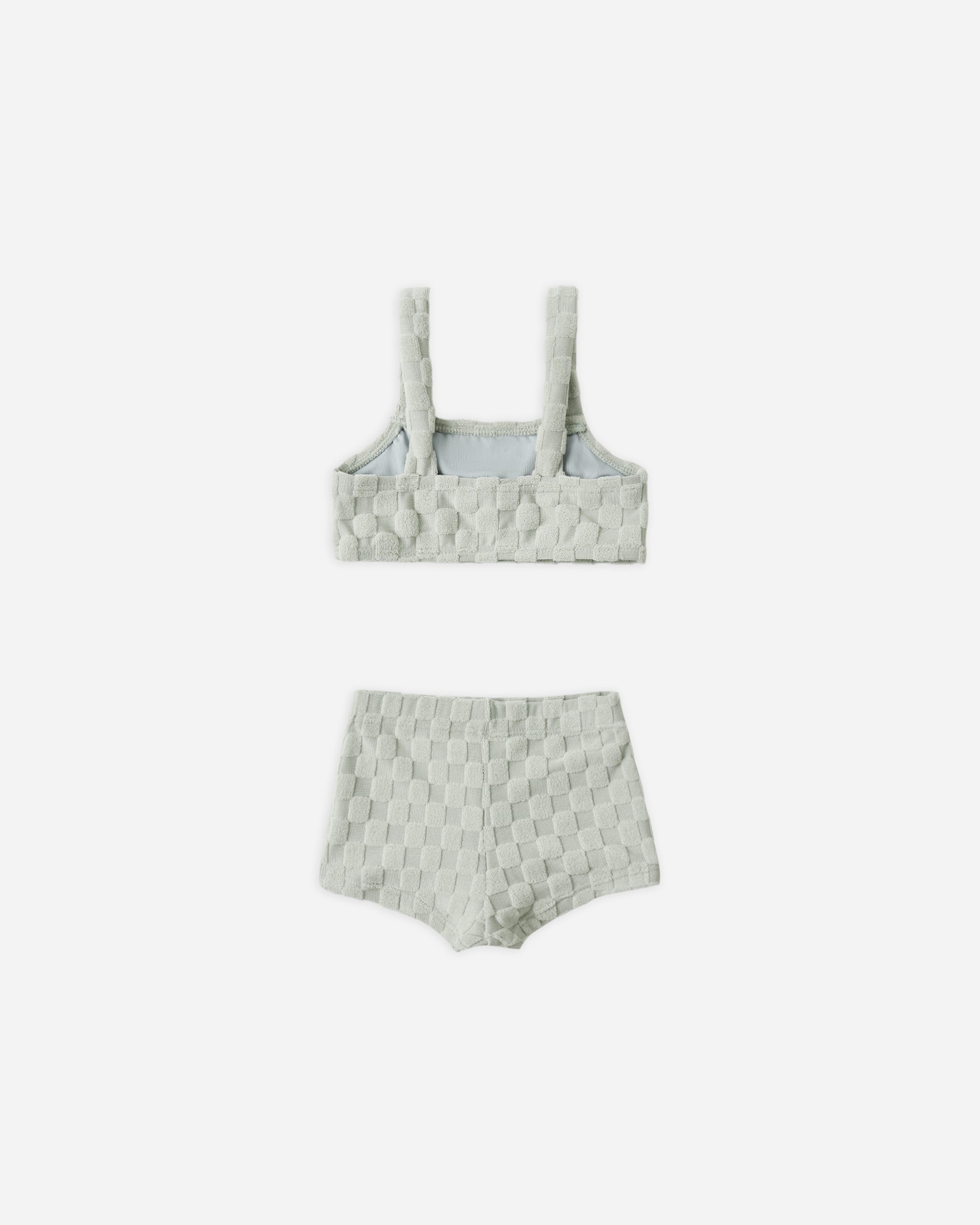 Dylan Bikini Sage Check - Rylee + Cru | Kids Clothes | Trendy Baby Clothes | Modern Infant Outfits |