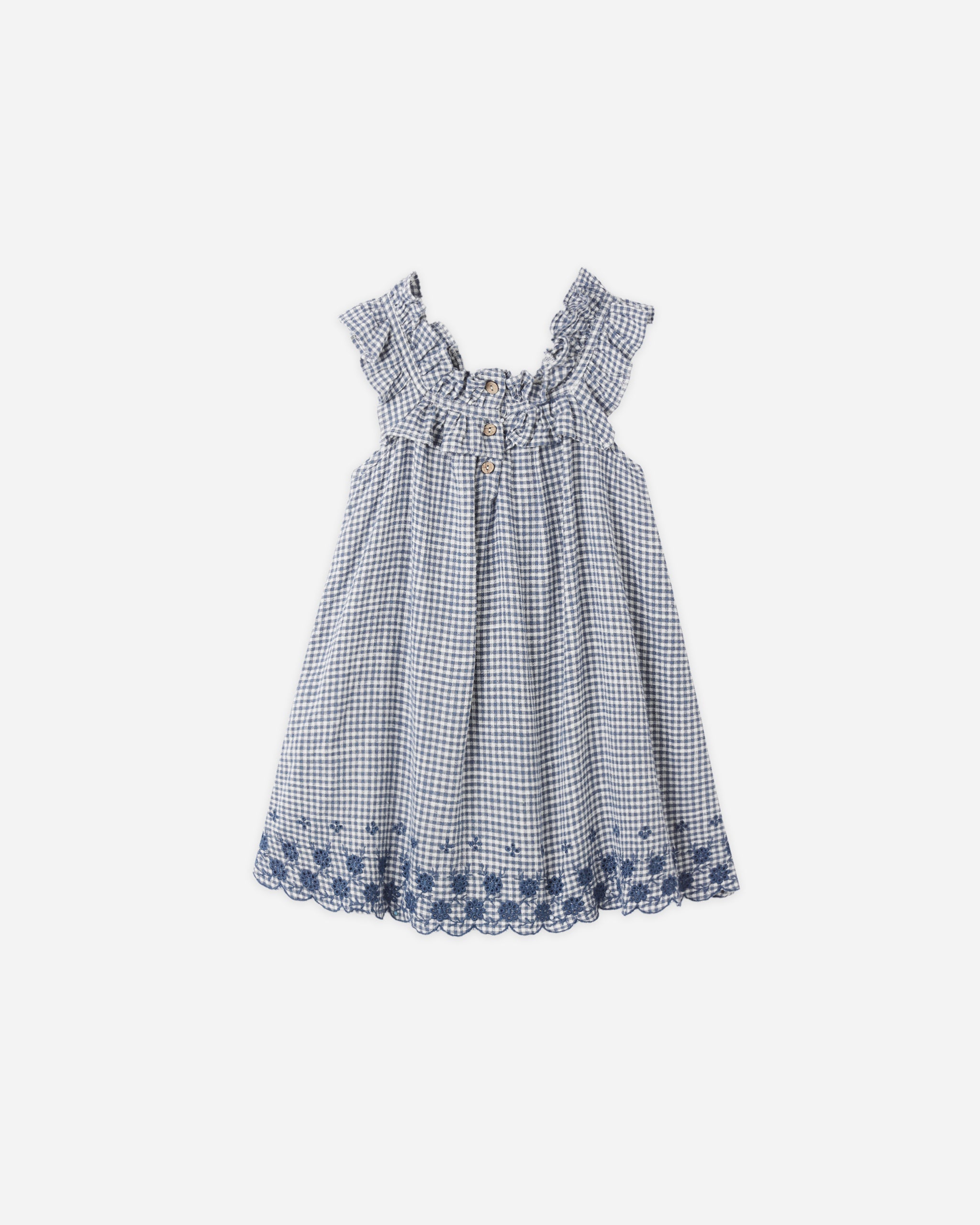 Rylee + CRU Lennon Dress 10-11Y / Marine Gingham Rylee + CRU Lennon Dress 10-11Y / Marine Gingham