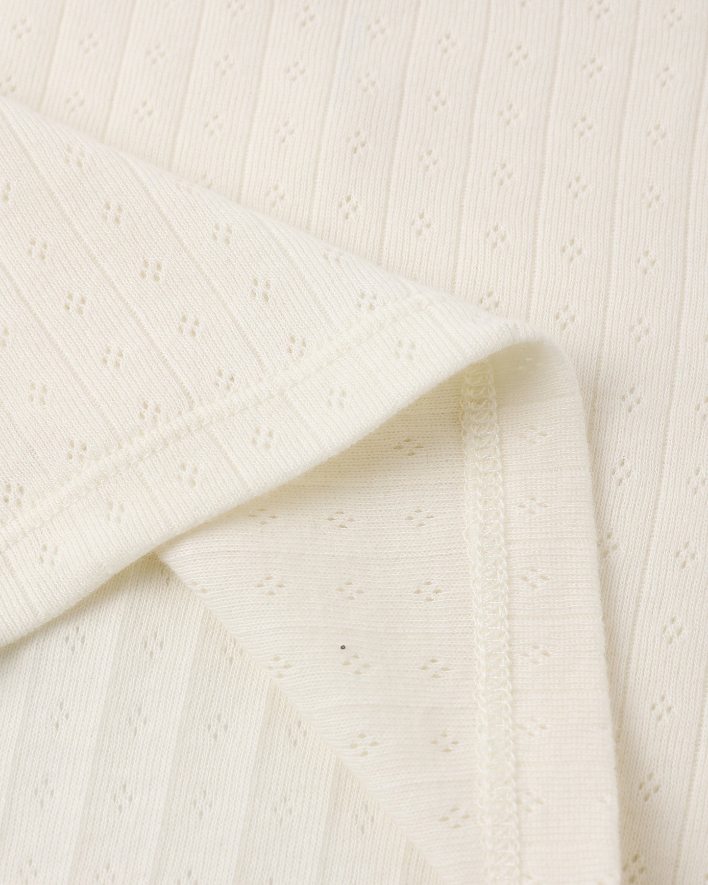 Pointelle Lounge-Set Elfenbein