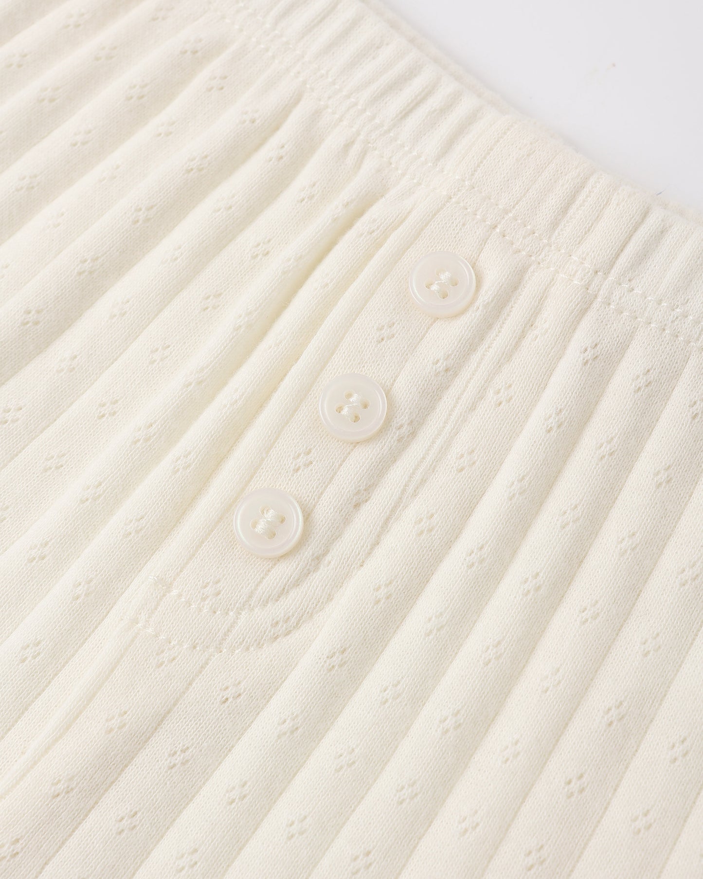 Pointelle Lounge-Set Elfenbein