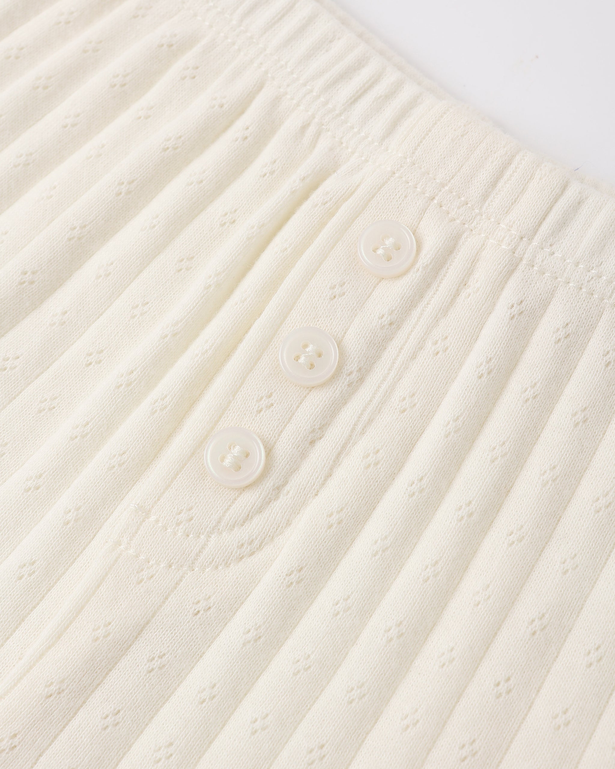 Pointelle Lounge-Set Elfenbein