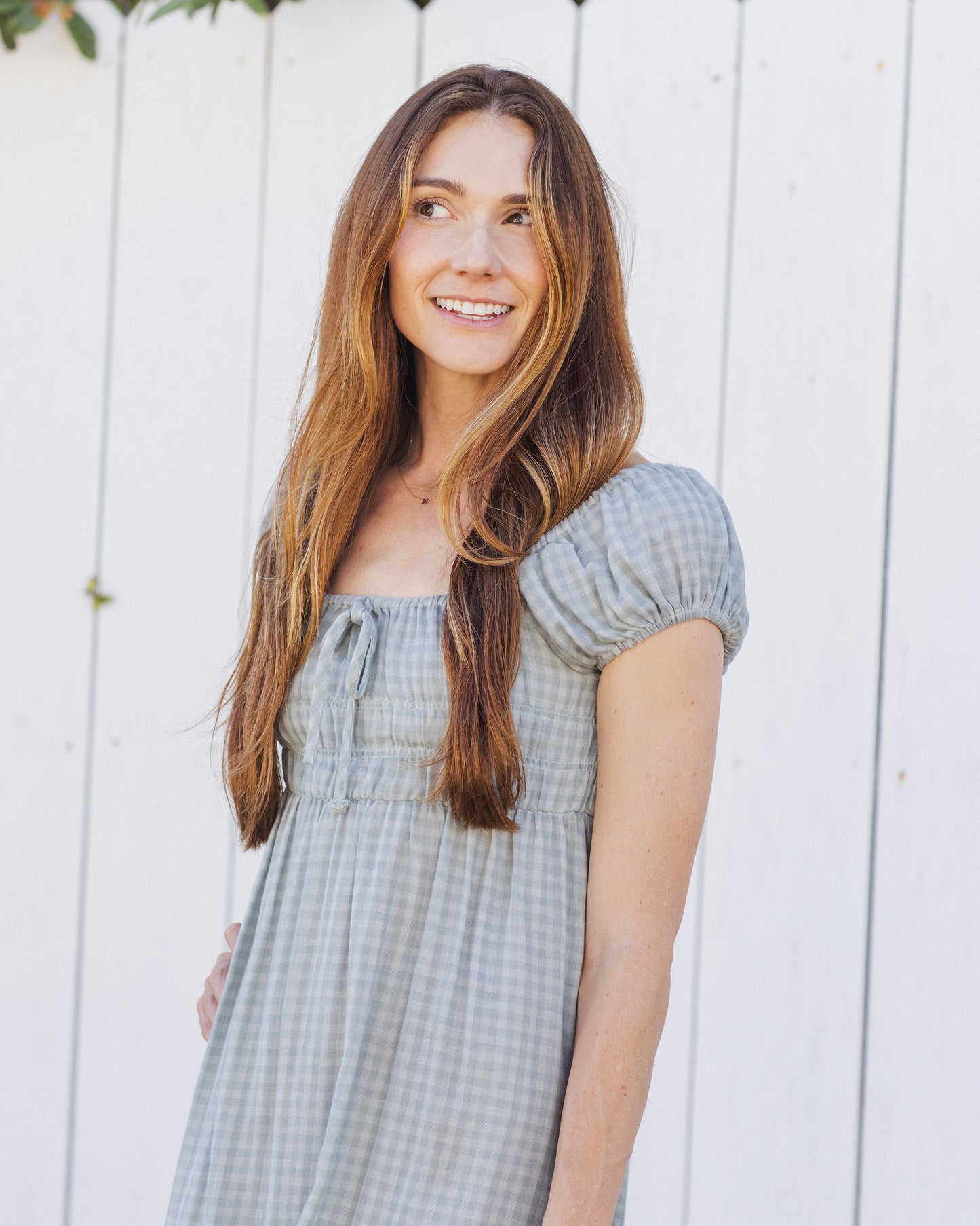 Women's Joya Dress Green Gingham - Rylee + Cru | Kids Clothes | Trendy Baby Clothes | Modern Infant Outfits |