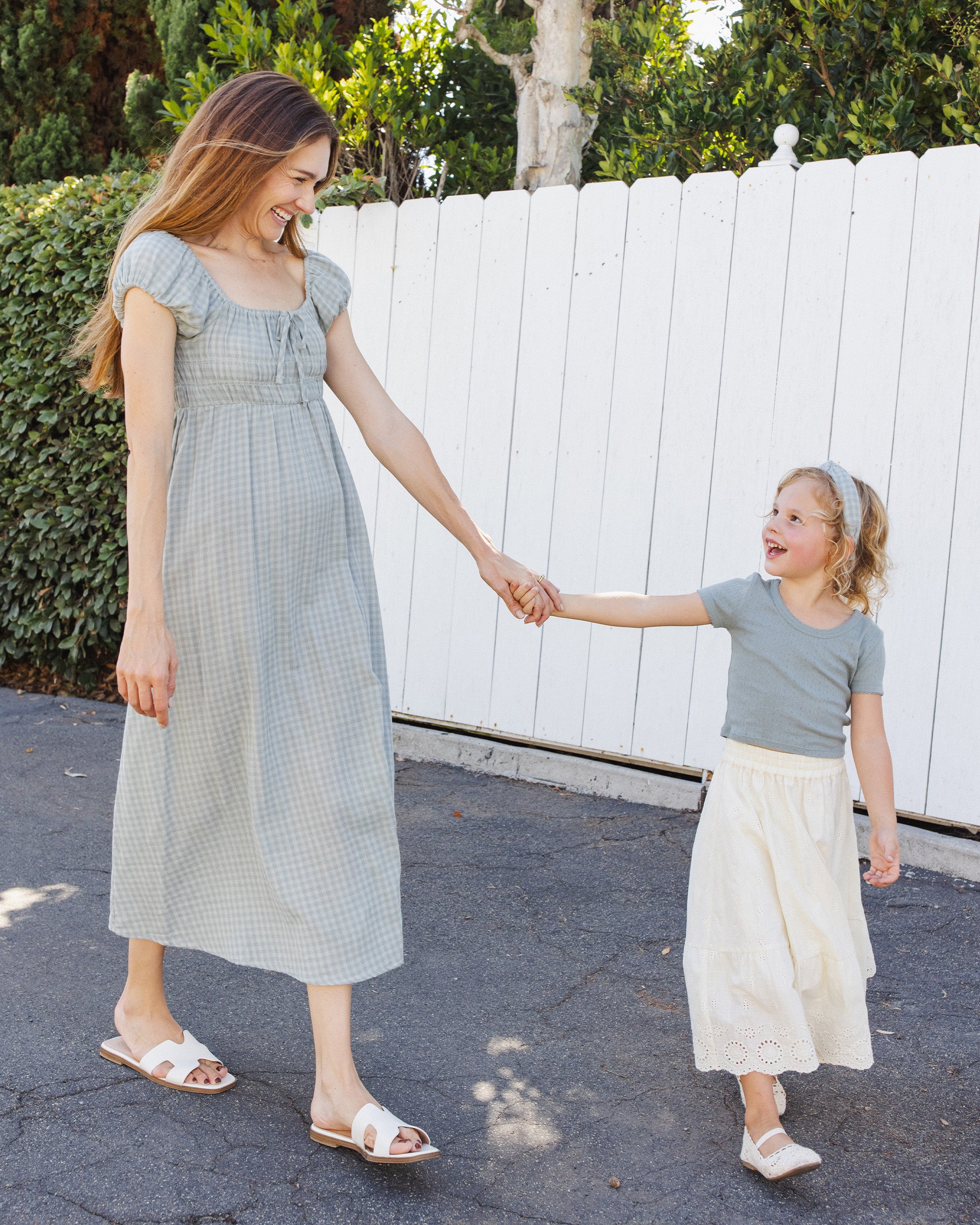Women's Joya Dress | Green Gingham