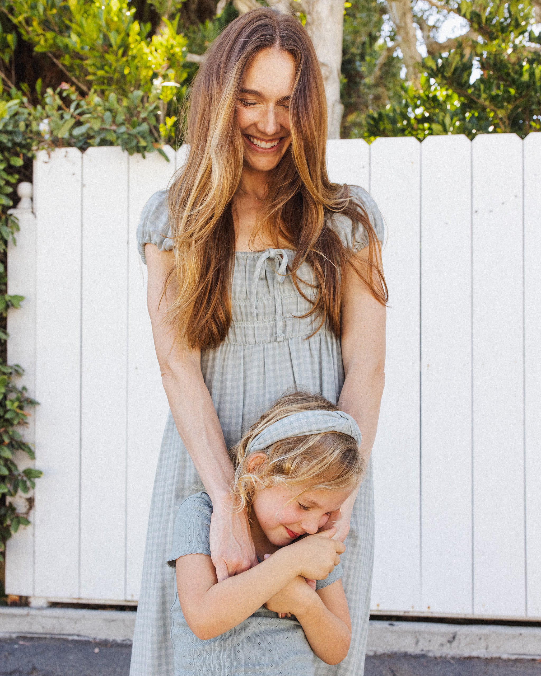 Women's Joya Dress | Green Gingham | Rylee & Cru Small