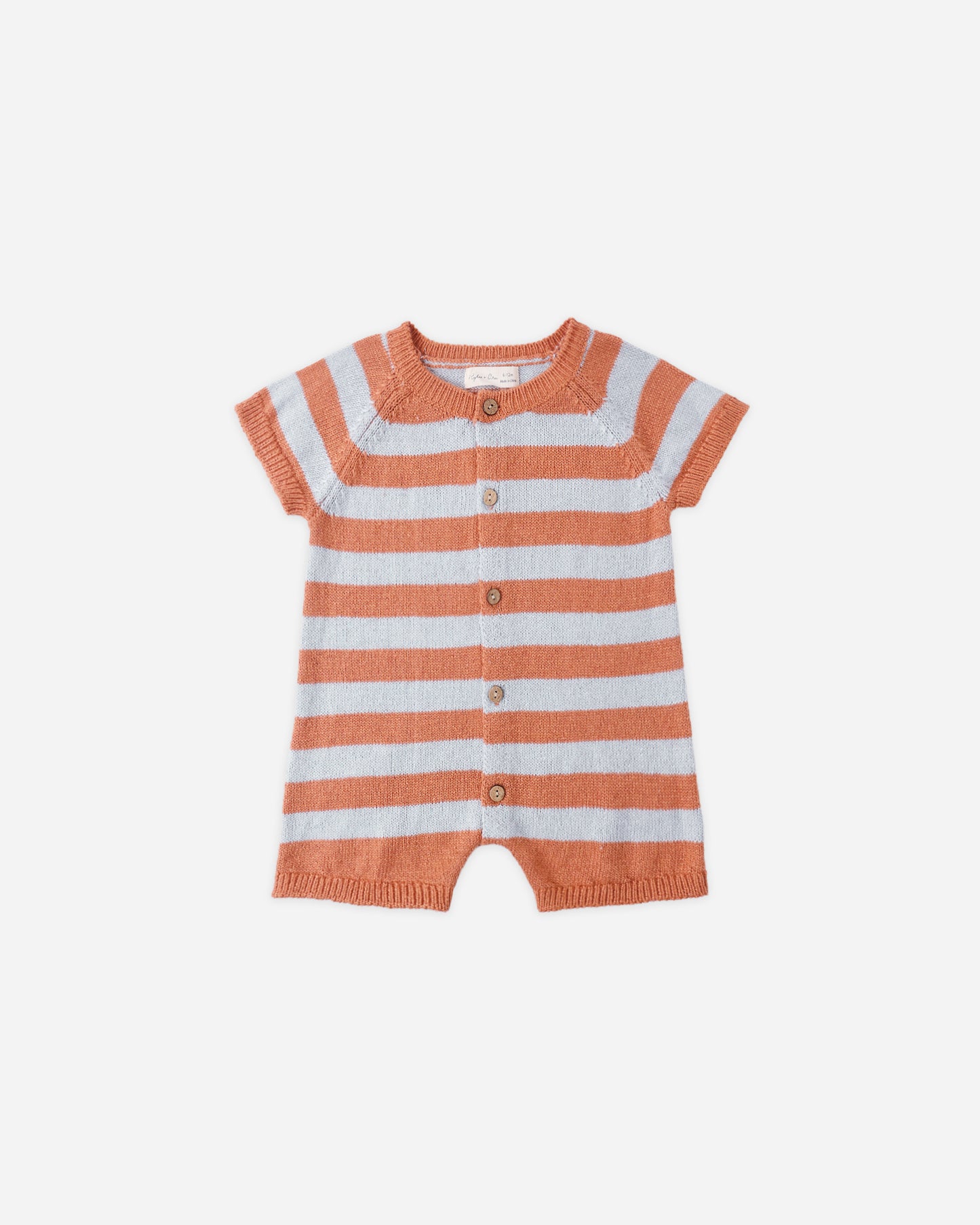 Liam Knit Romper Americana Stripe - Rylee + Cru | Kids Clothes | Trendy Baby Clothes | Modern Infant Outfits |
