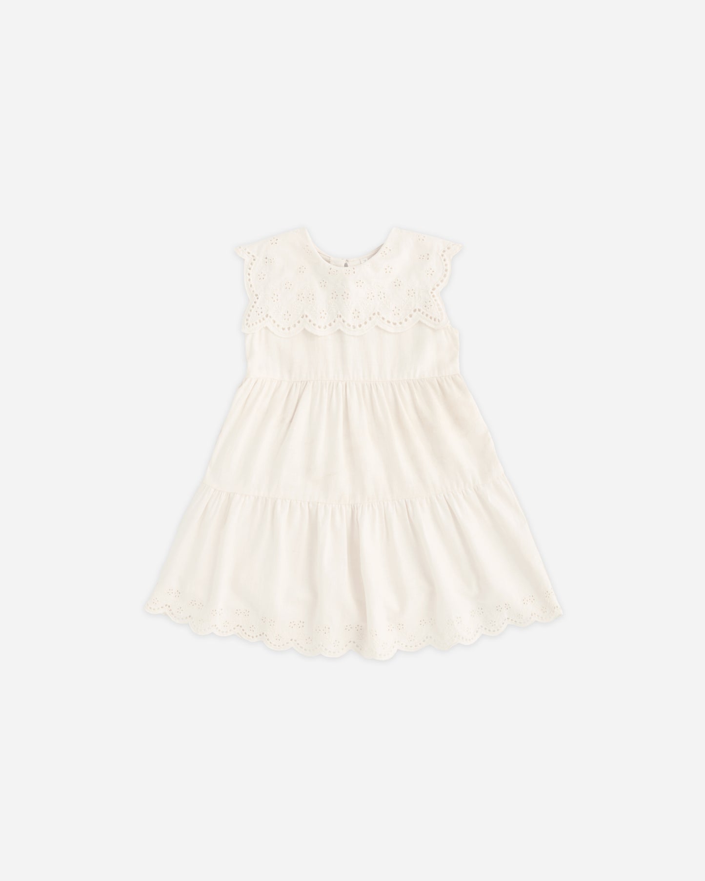 Cecilia Dress Ivory - Rylee + Cru | Kids Clothes | Trendy Baby Clothes | Modern Infant Outfits |