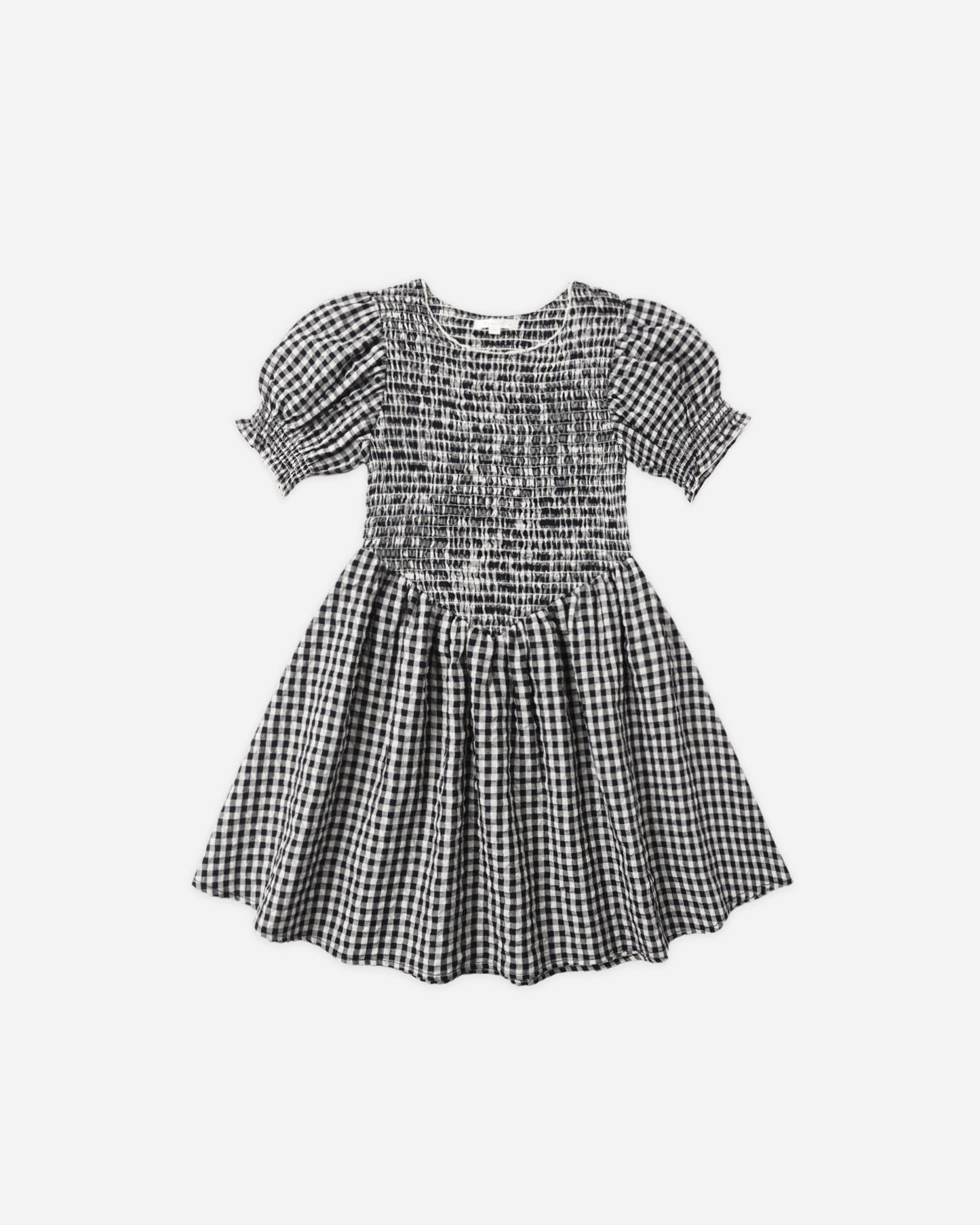 Louise Dress Black Check - Rylee + Cru | Kids Clothes | Trendy Baby Clothes | Modern Infant Outfits |