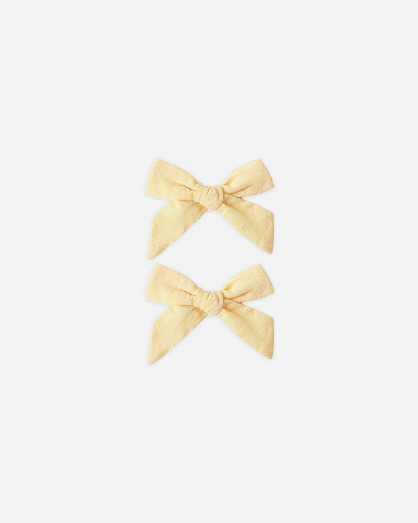 Bows, Set Of 2 Lemon - Rylee + Cru | Kids Clothes | Trendy Baby Clothes | Modern Infant Outfits |