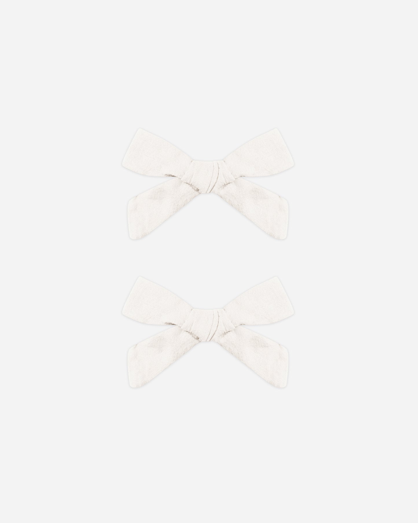 Bows, Set Of 2 || Natural - Rylee + Cru | Kids Clothes | Trendy Baby Clothes | Modern Infant Outfits |