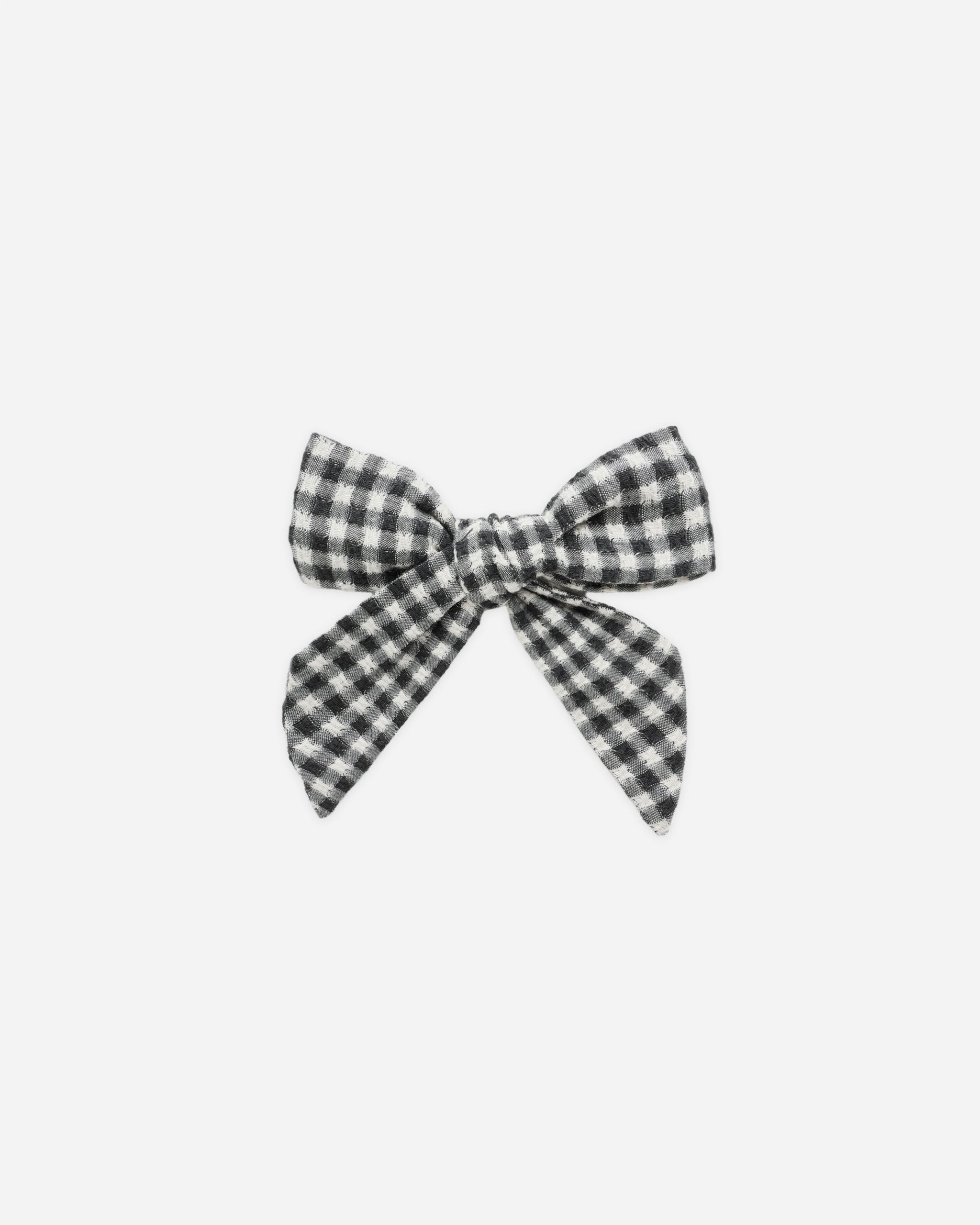 Bow || Black Gingham - Rylee + Cru | Kids Clothes | Trendy Baby Clothes | Modern Infant Outfits |