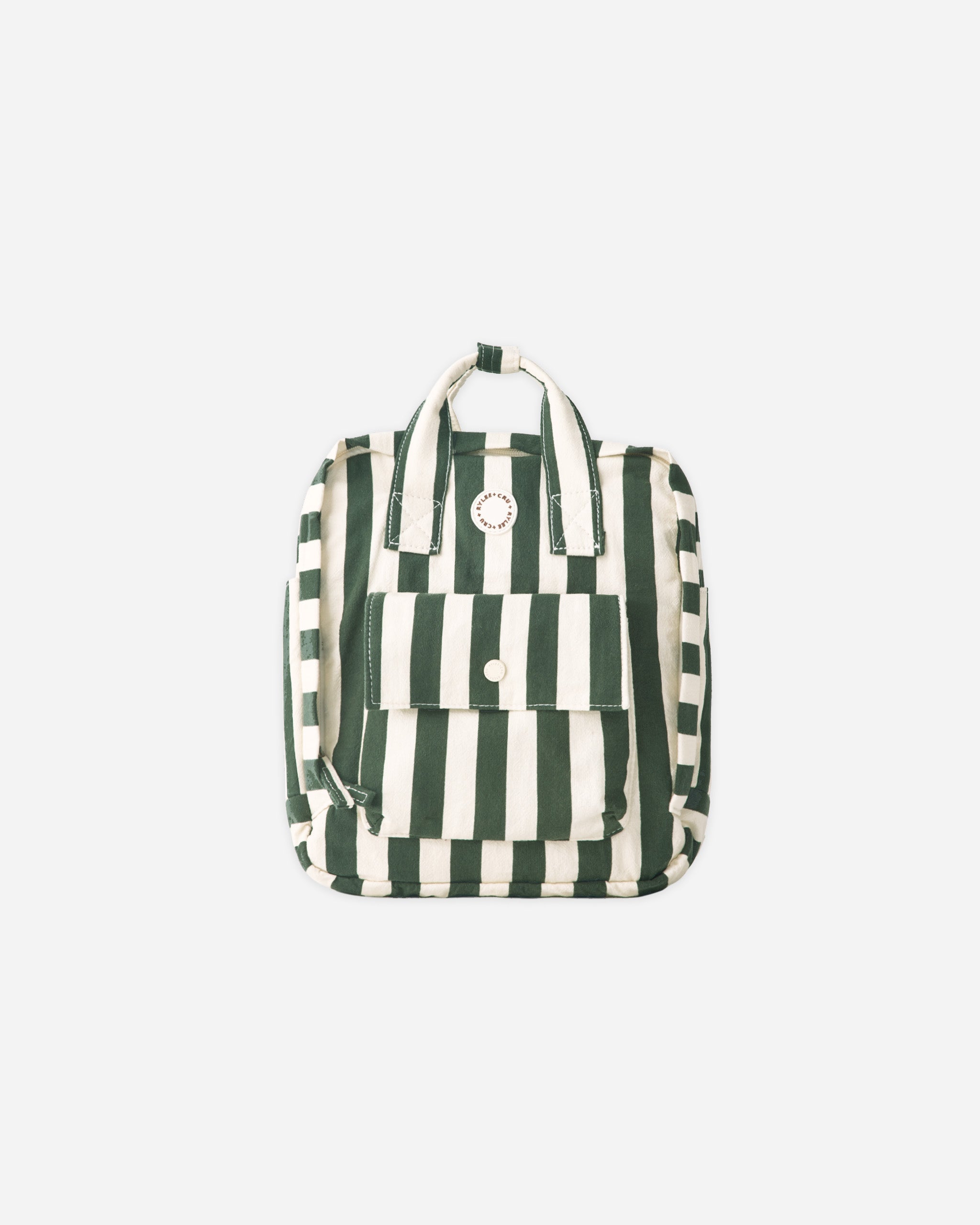 Mini Backpack || Green Stripe - Rylee + Cru | Kids Clothes | Trendy Baby Clothes | Modern Infant Outfits |