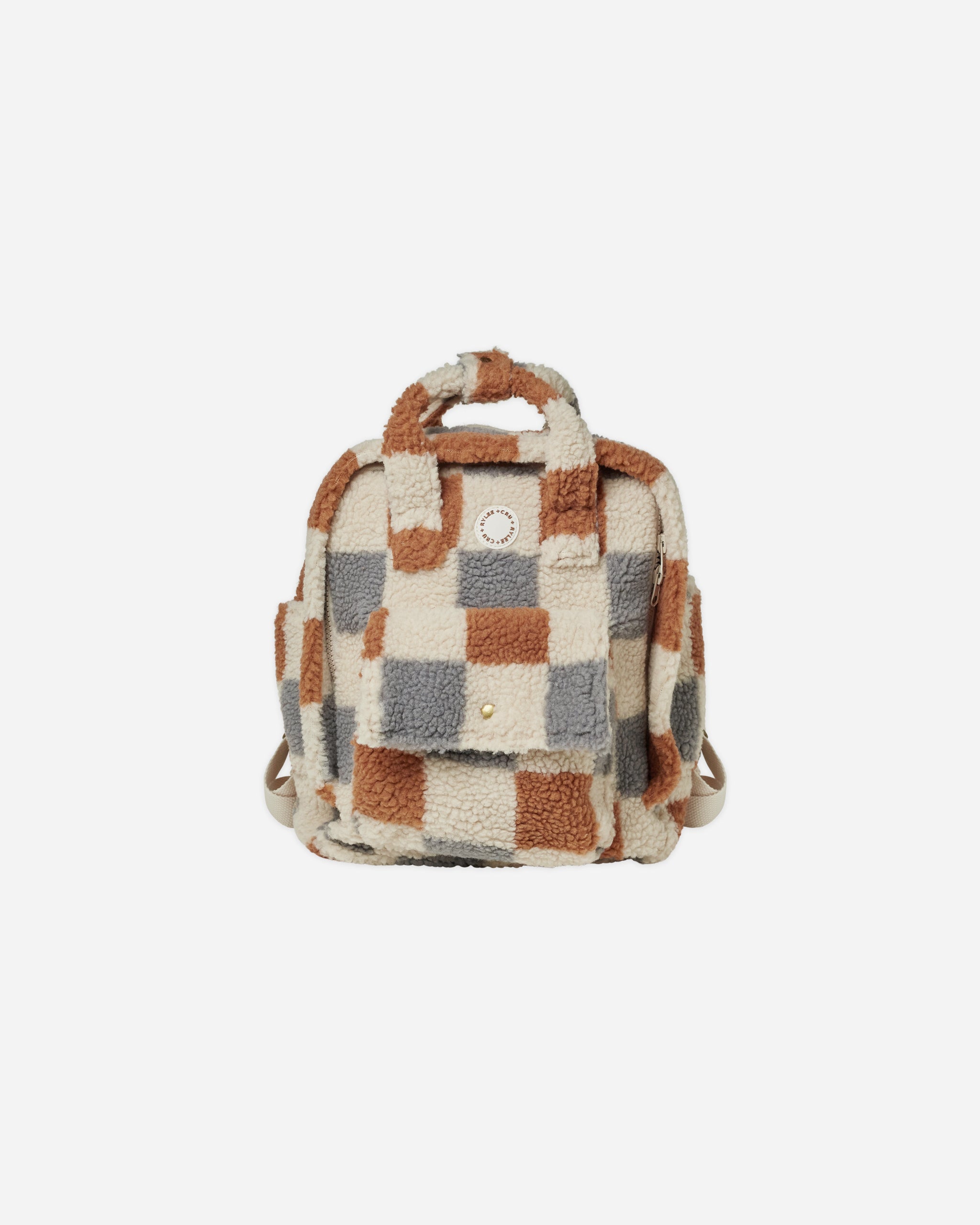 Mini Backpack || Shearling Check - Rylee + Cru | Kids Clothes | Trendy Baby Clothes | Modern Infant Outfits |