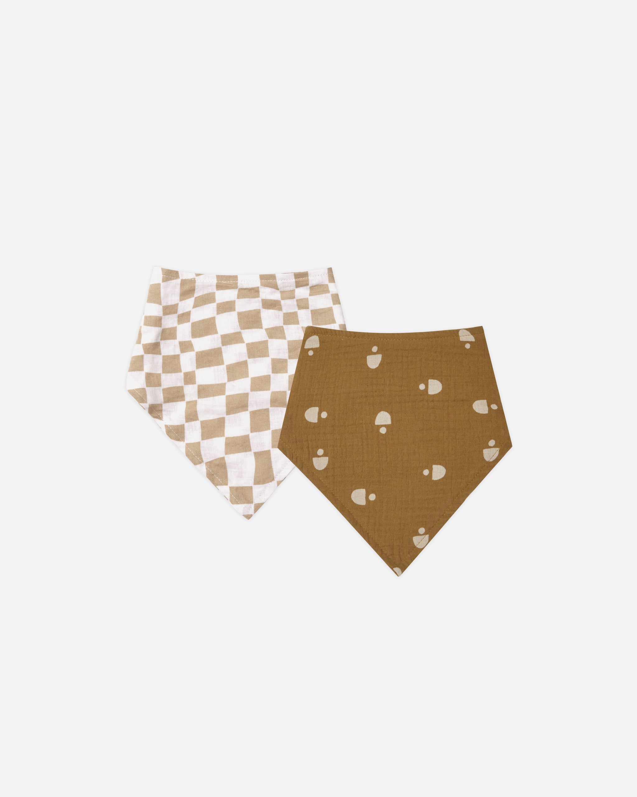 Scarf Bib Set || Sand Check, Geo - Rylee + Cru | Kids Clothes | Trendy Baby Clothes | Modern Infant Outfits |