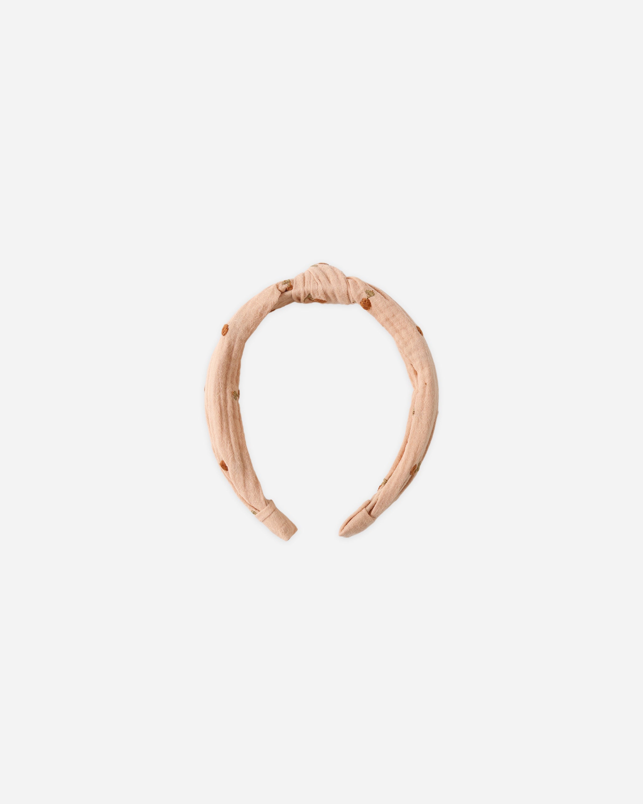 Knotted Headband Cherry Embroidery - Rylee + Cru | Kids Clothes | Trendy Baby Clothes | Modern Infant Outfits |