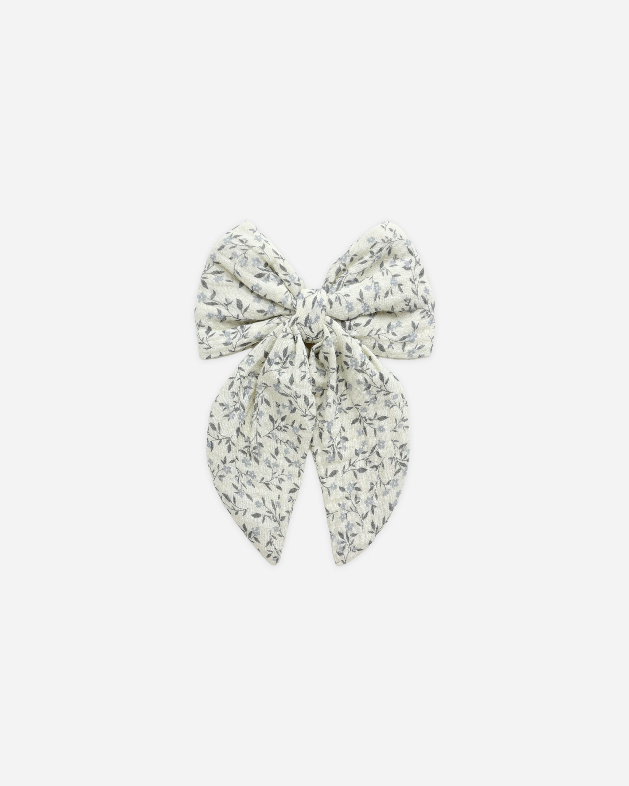 Oversized Bow || Blue Vines - Rylee + Cru | Kids Clothes | Trendy Baby Clothes | Modern Infant Outfits |