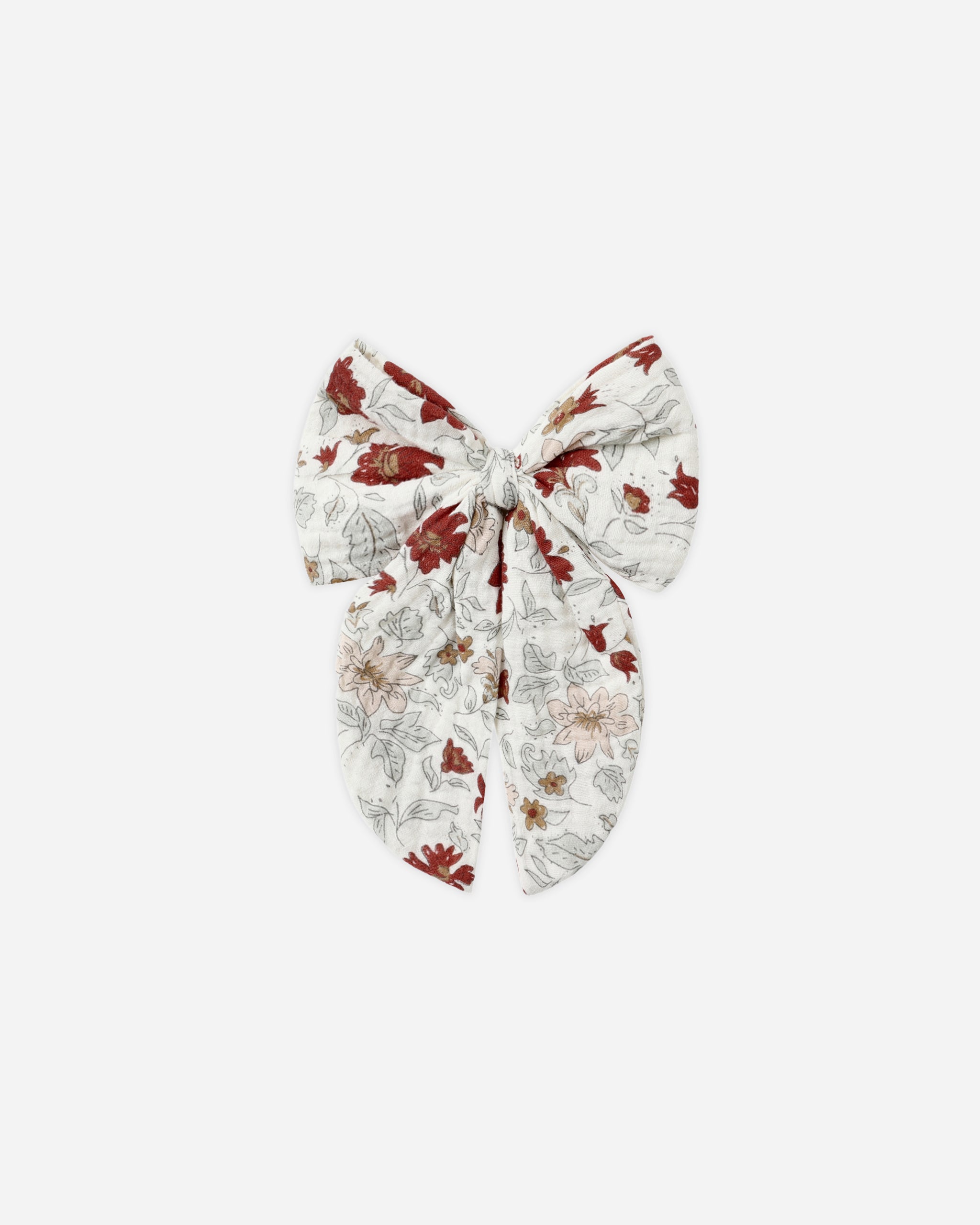 Oversized Bow || Holiday Floral - Rylee + Cru | Kids Clothes | Trendy Baby Clothes | Modern Infant Outfits |