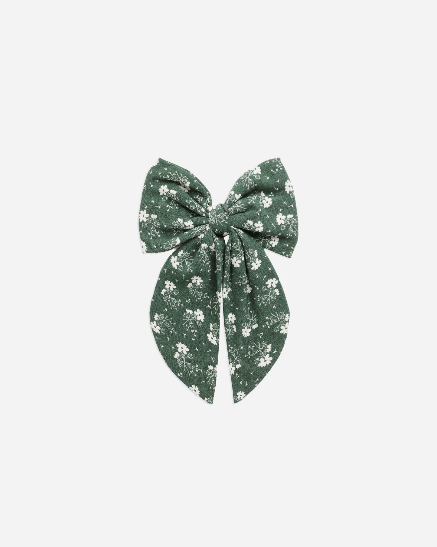 Oversized Bow || Green Ditsy - Rylee + Cru | Kids Clothes | Trendy Baby Clothes | Modern Infant Outfits |