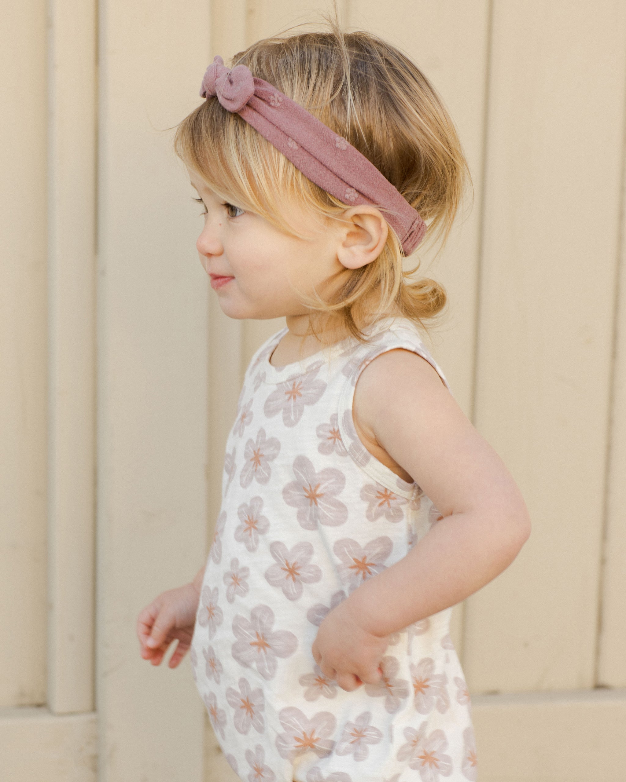 Baby Bow Headband || Mulberry Daisy - Rylee + Cru | Kids Clothes | Trendy Baby Clothes | Modern Infant Outfits |