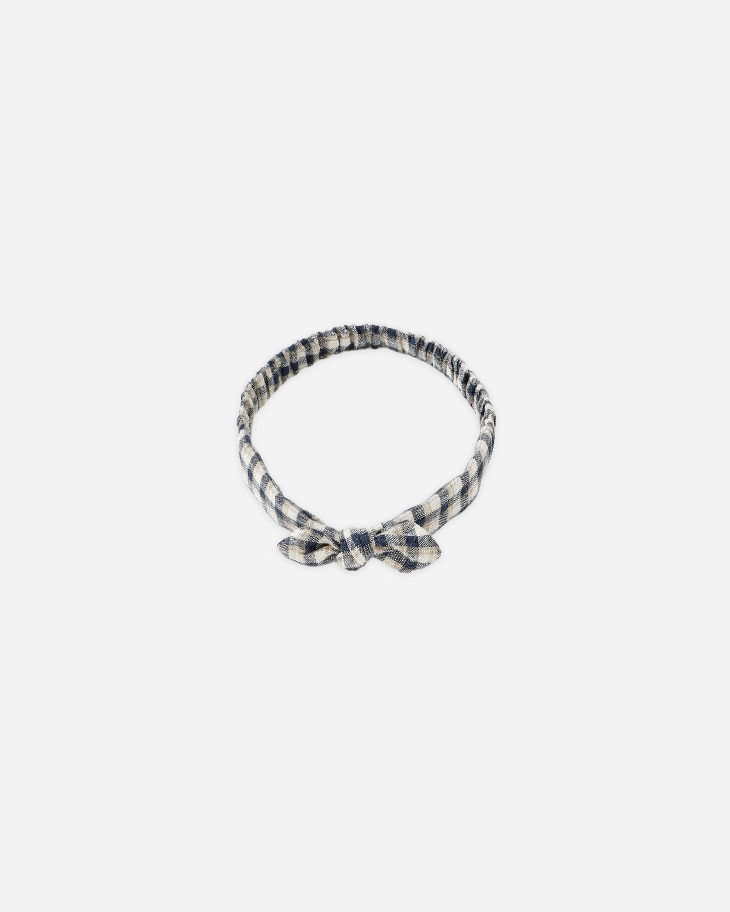 Baby Bow Headband || Navy Check - Rylee + Cru | Kids Clothes | Trendy Baby Clothes | Modern Infant Outfits |