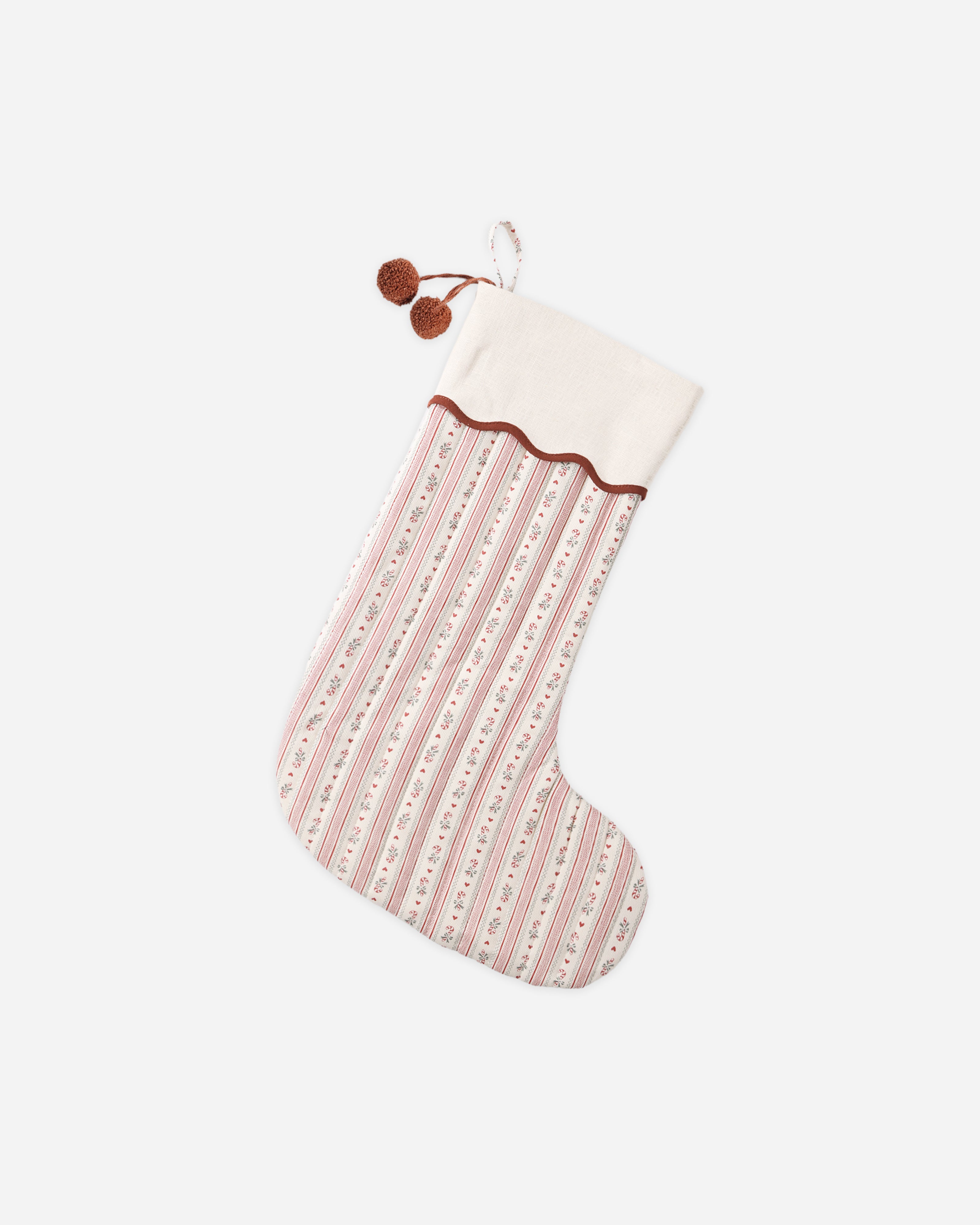 Christmas Stocking || Candy Cane Stripe - Rylee + Cru | Kids Clothes | Trendy Baby Clothes | Modern Infant Outfits |