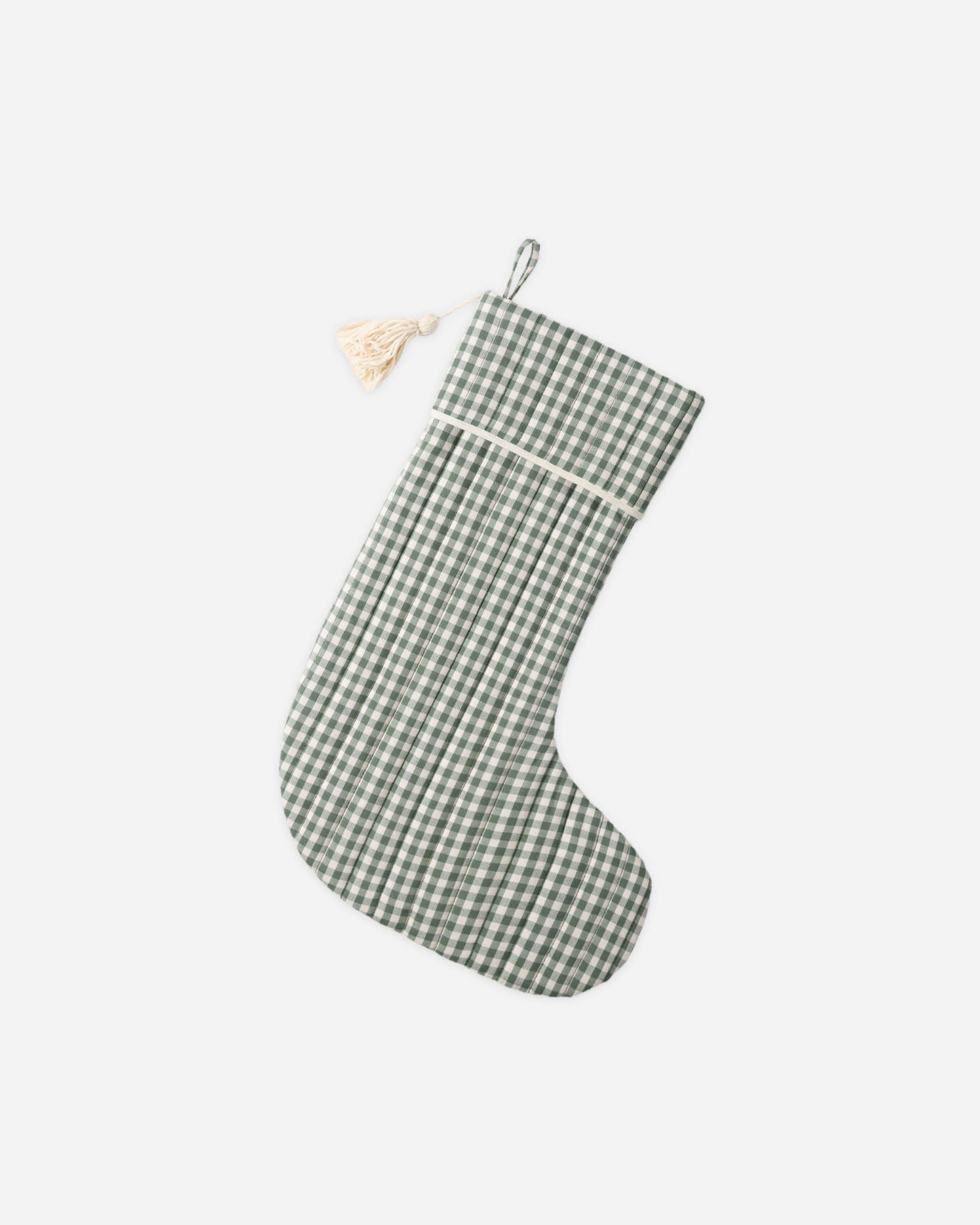 Christmas Stocking || Evergreen Gingham - Rylee + Cru | Kids Clothes | Trendy Baby Clothes | Modern Infant Outfits |