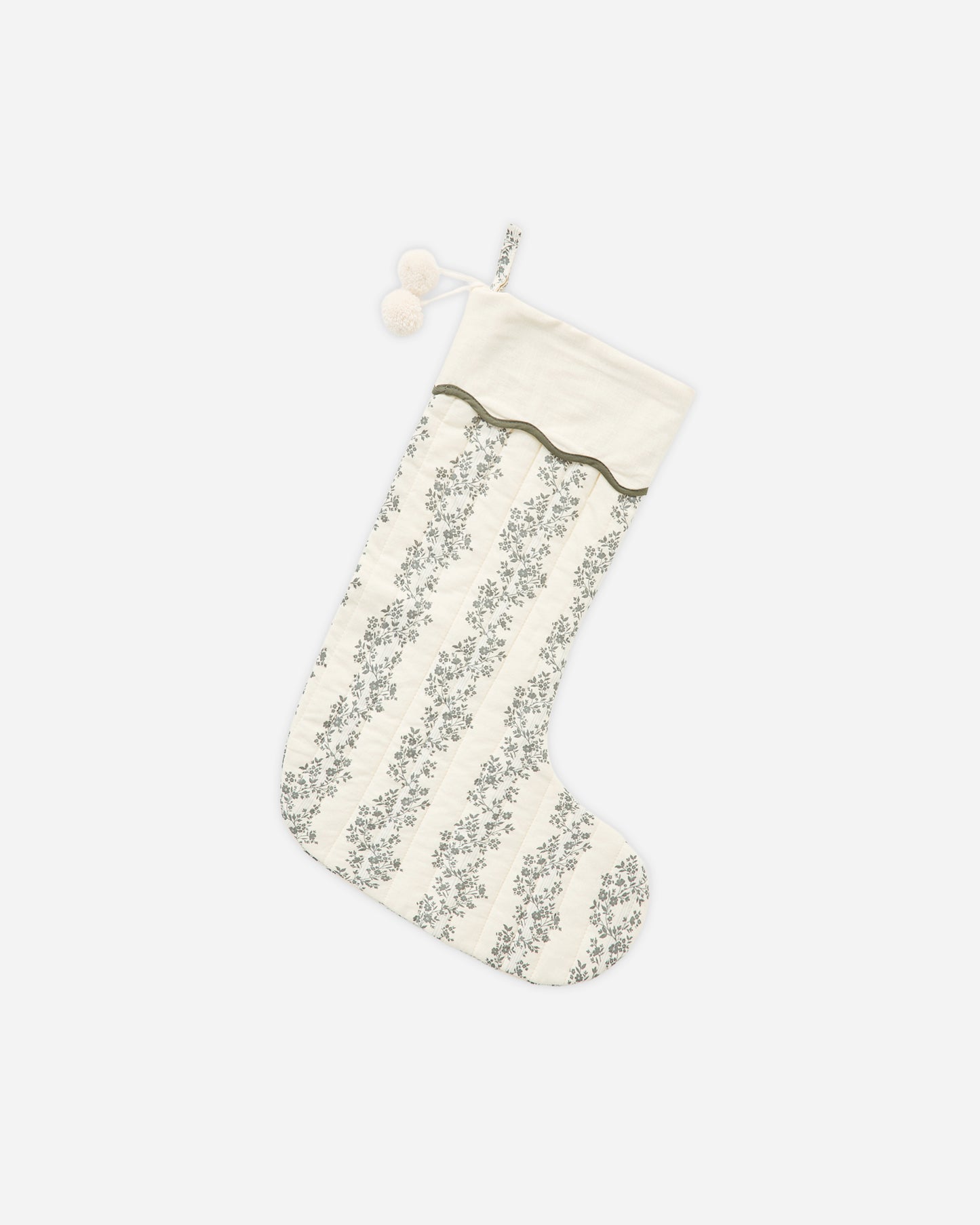 Christmas Stocking || Green Vines - Rylee + Cru | Kids Clothes | Trendy Baby Clothes | Modern Infant Outfits |