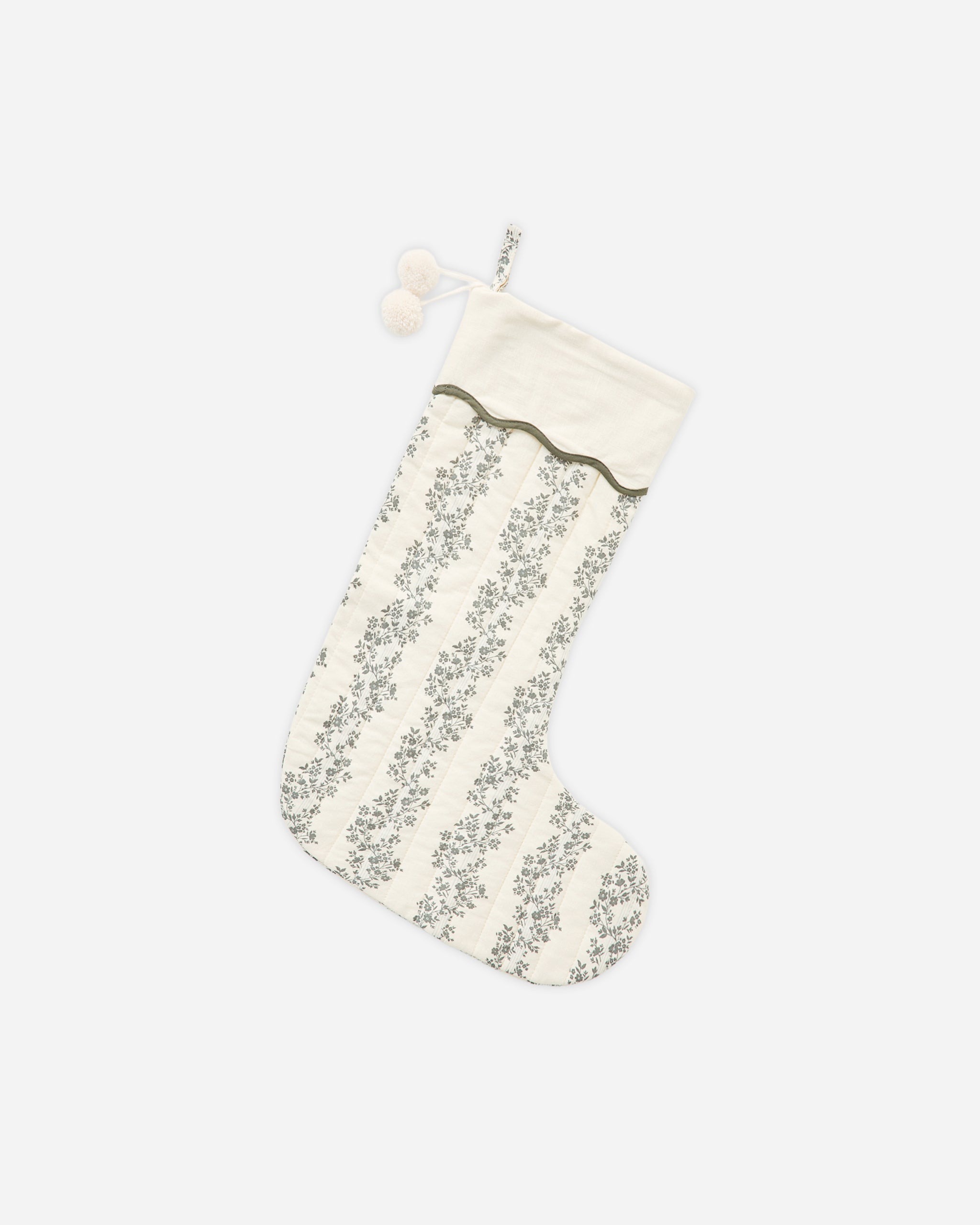 Christmas Stocking || Green Vines - Rylee + Cru | Kids Clothes | Trendy Baby Clothes | Modern Infant Outfits |