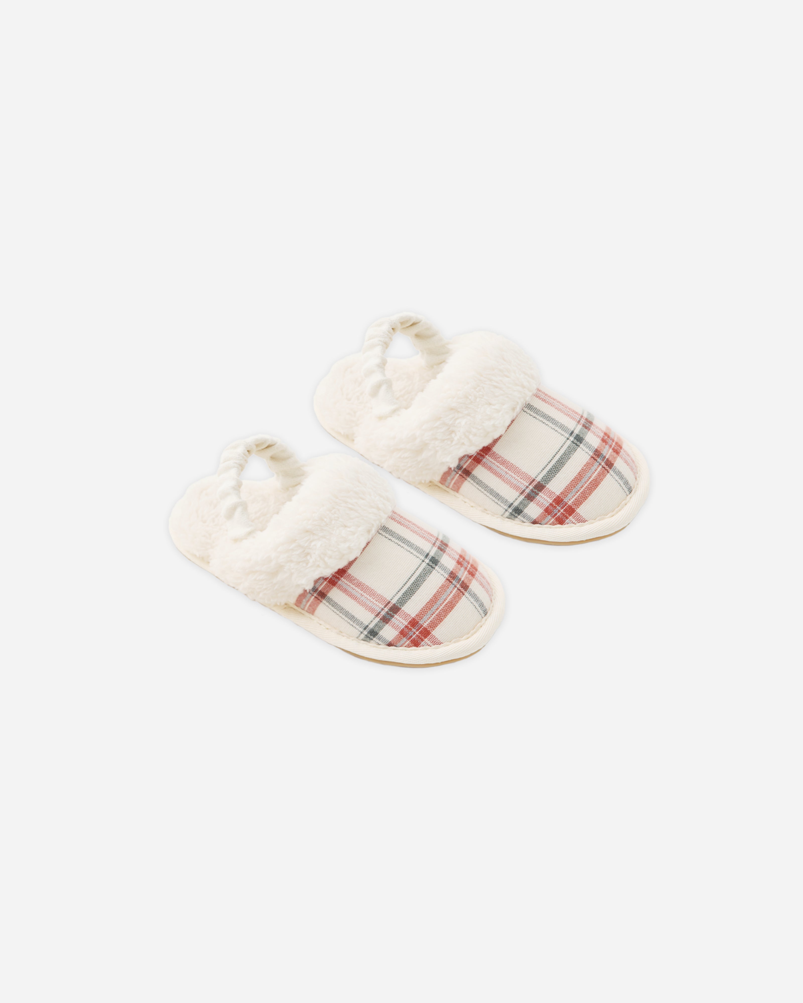 Slippers || Holiday Flannel - Rylee + Cru | Kids Clothes | Trendy Baby Clothes | Modern Infant Outfits |