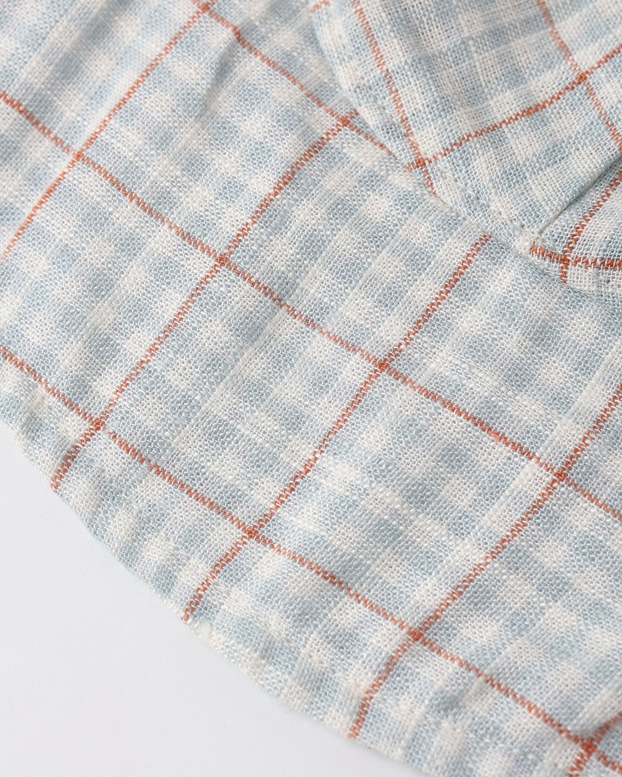 Floppy Sun Hat Light Blue Plaid - Rylee + Cru | Kids Clothes | Trendy Baby Clothes | Modern Infant Outfits |