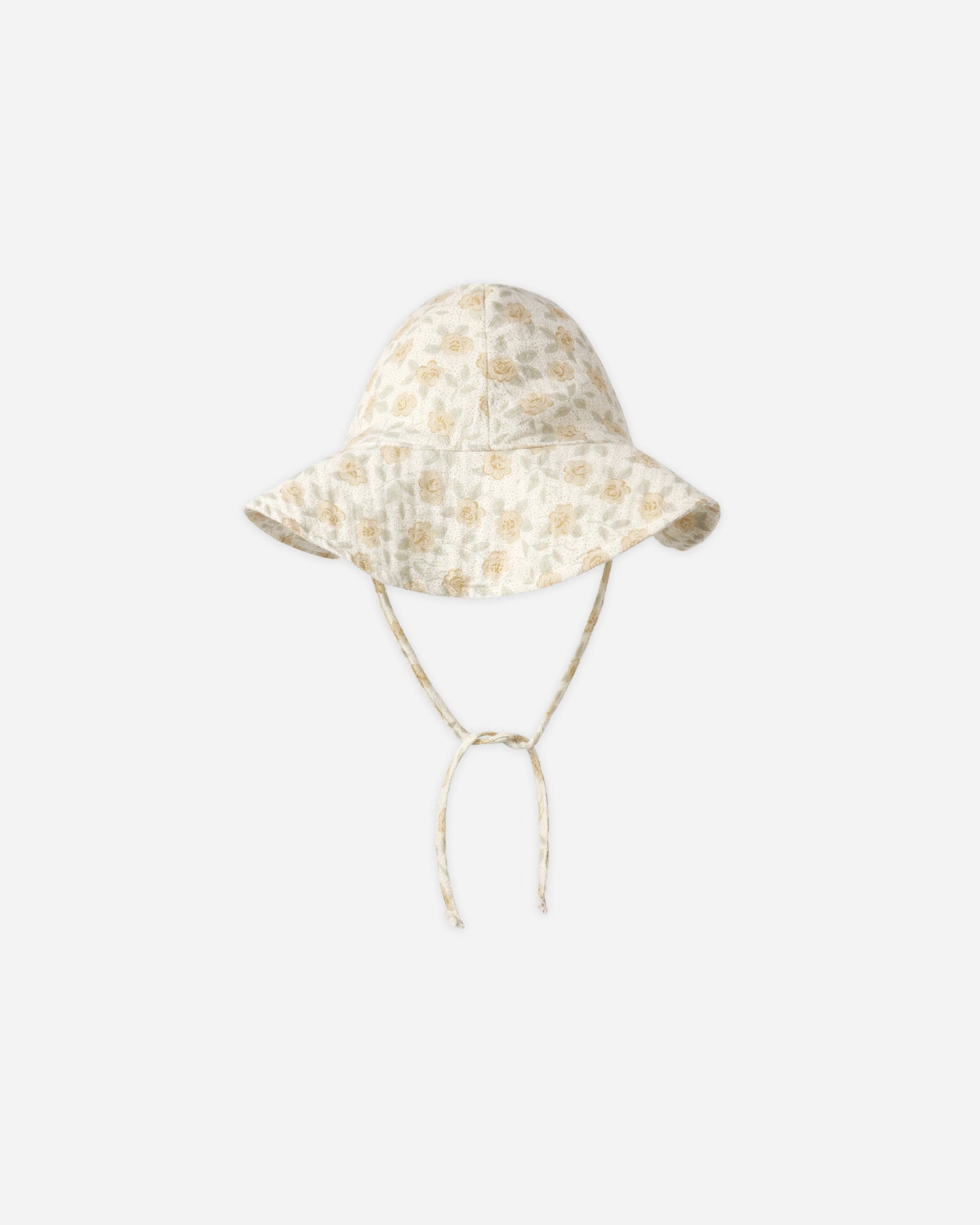 Chapeau de Soleil Floppy Jaune Floral