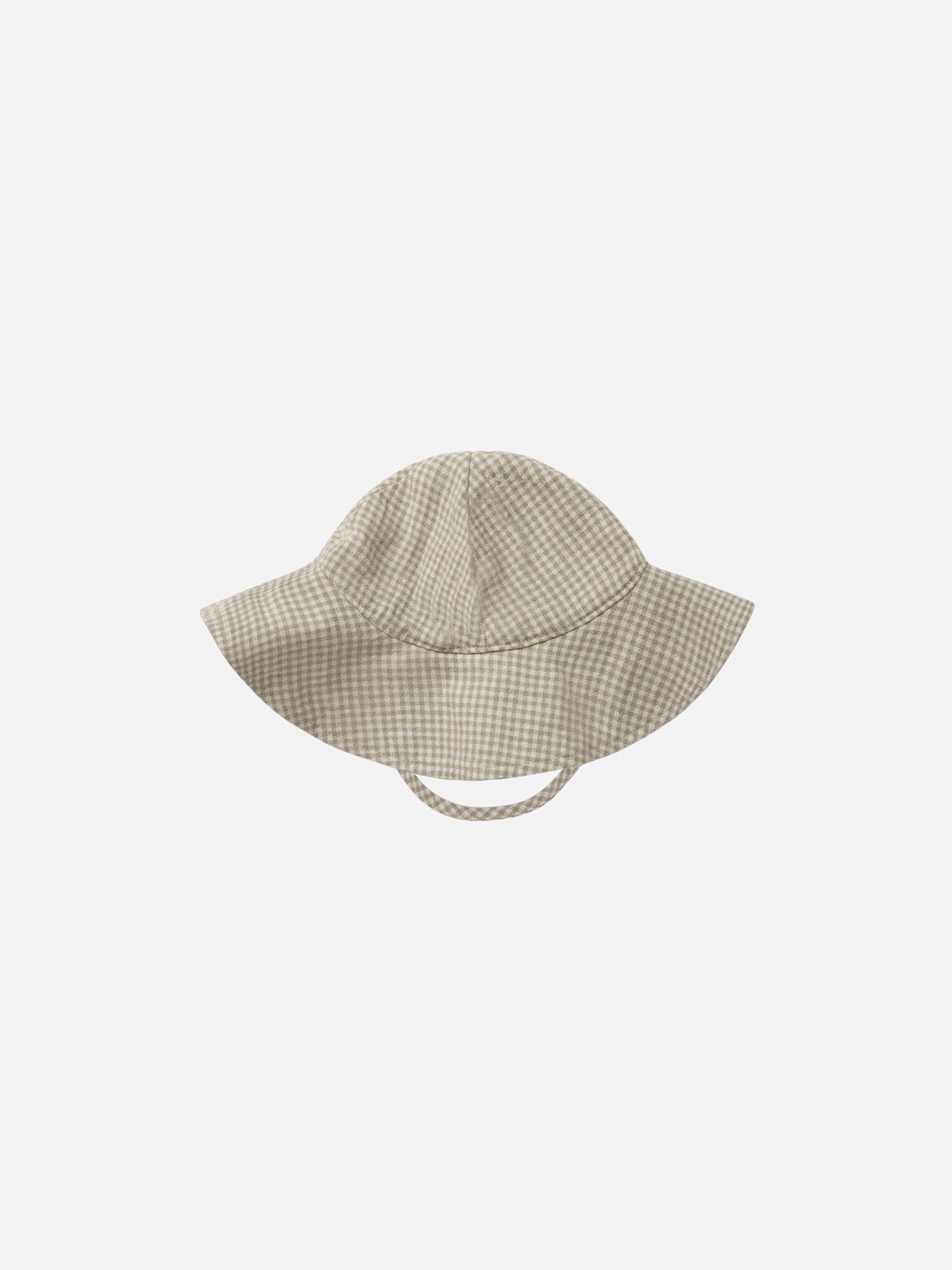 Floppy Sun Hat || Sage Gingham - Rylee + Cru | Kids Clothes | Trendy Baby Clothes | Modern Infant Outfits |