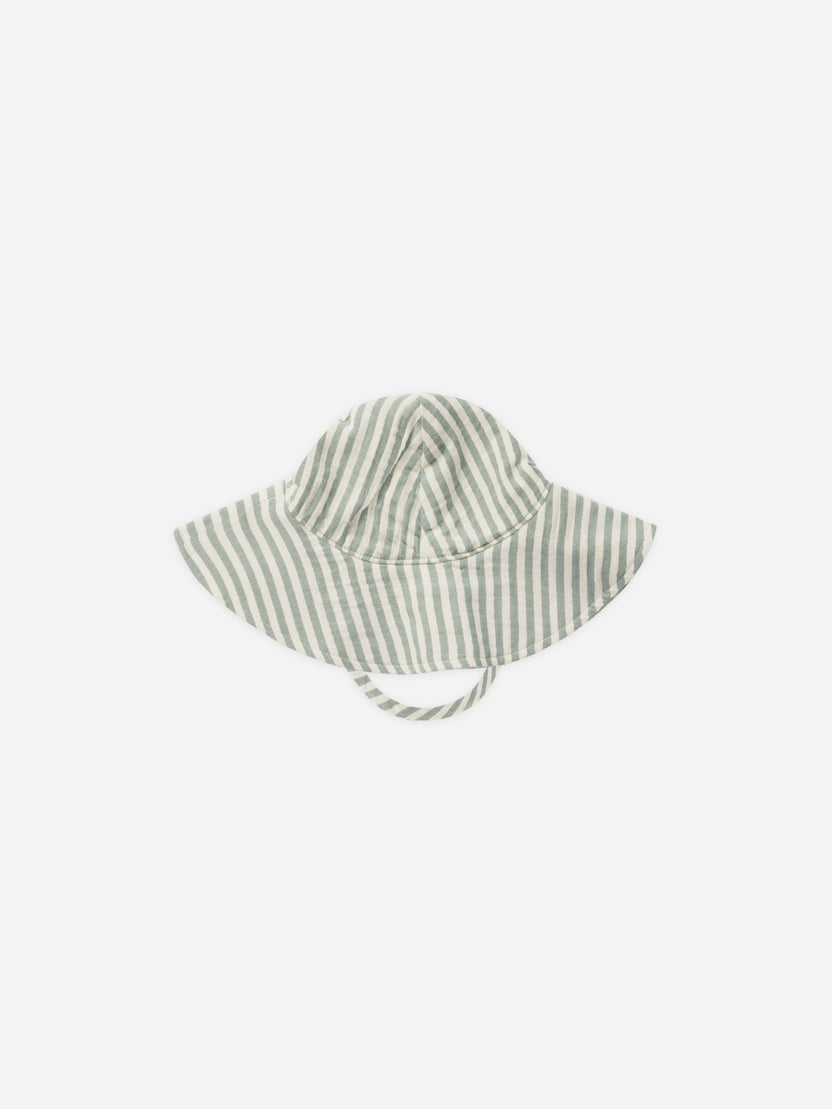 Rylee + Cru Floppy Sunhat - Marine Gingham main image 1