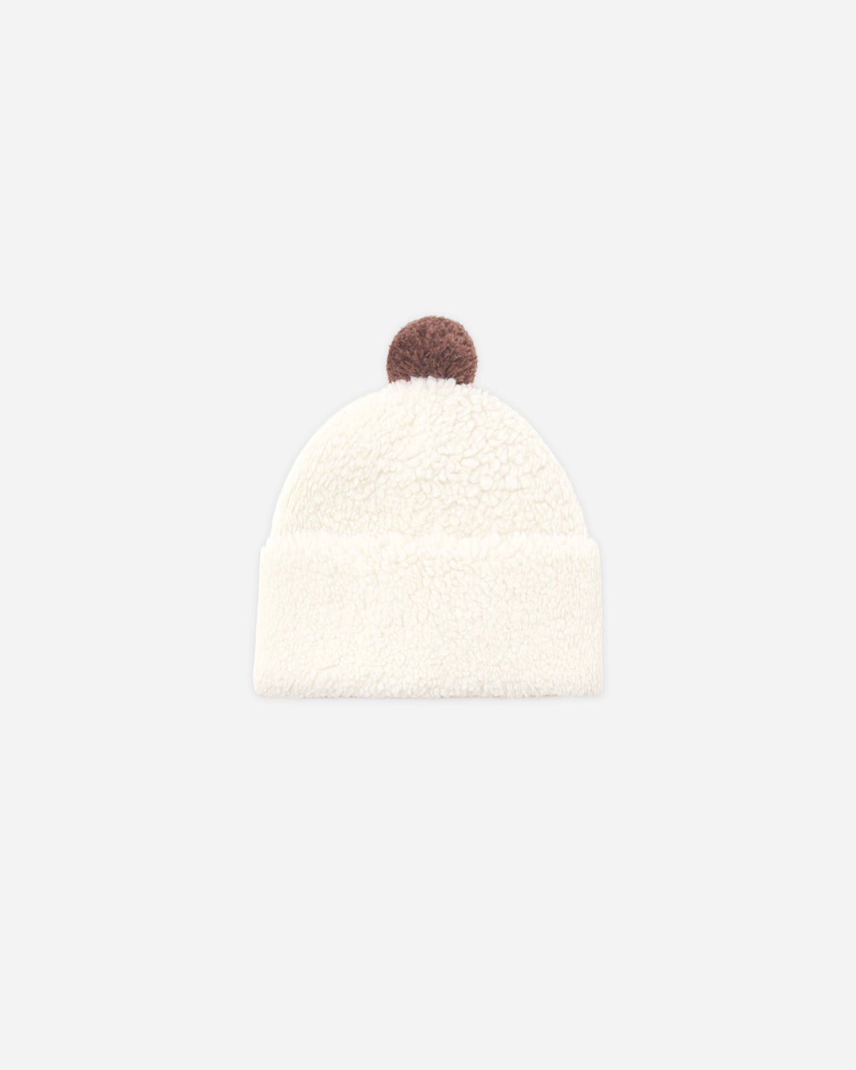 Pom Shearling Beanie Natural - Rylee + Cru | Kids Clothes | Trendy Baby Clothes | Modern Infant Outfits |