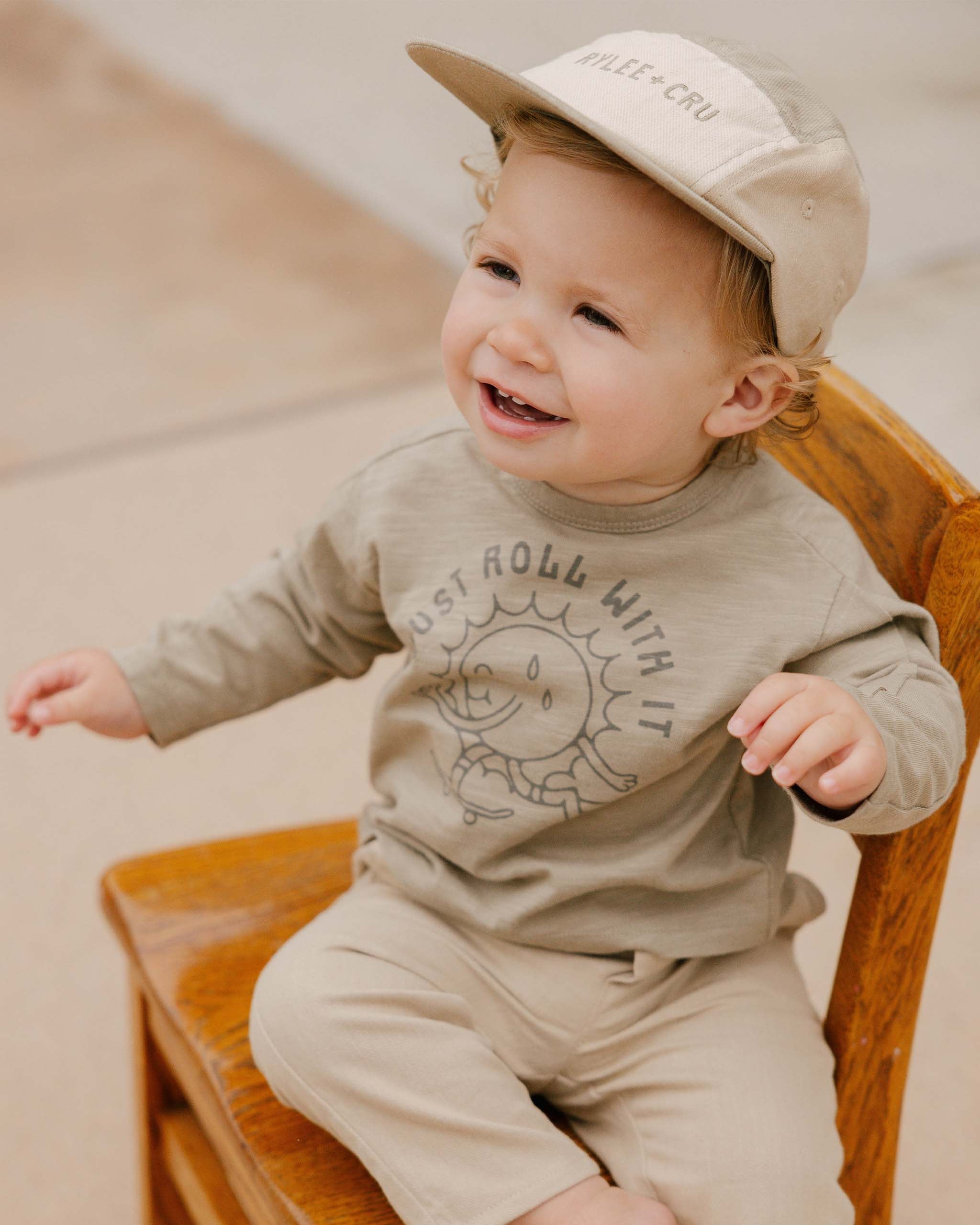 Skater Hat || Fern - Rylee + Cru | Kids Clothes | Trendy Baby Clothes | Modern Infant Outfits |