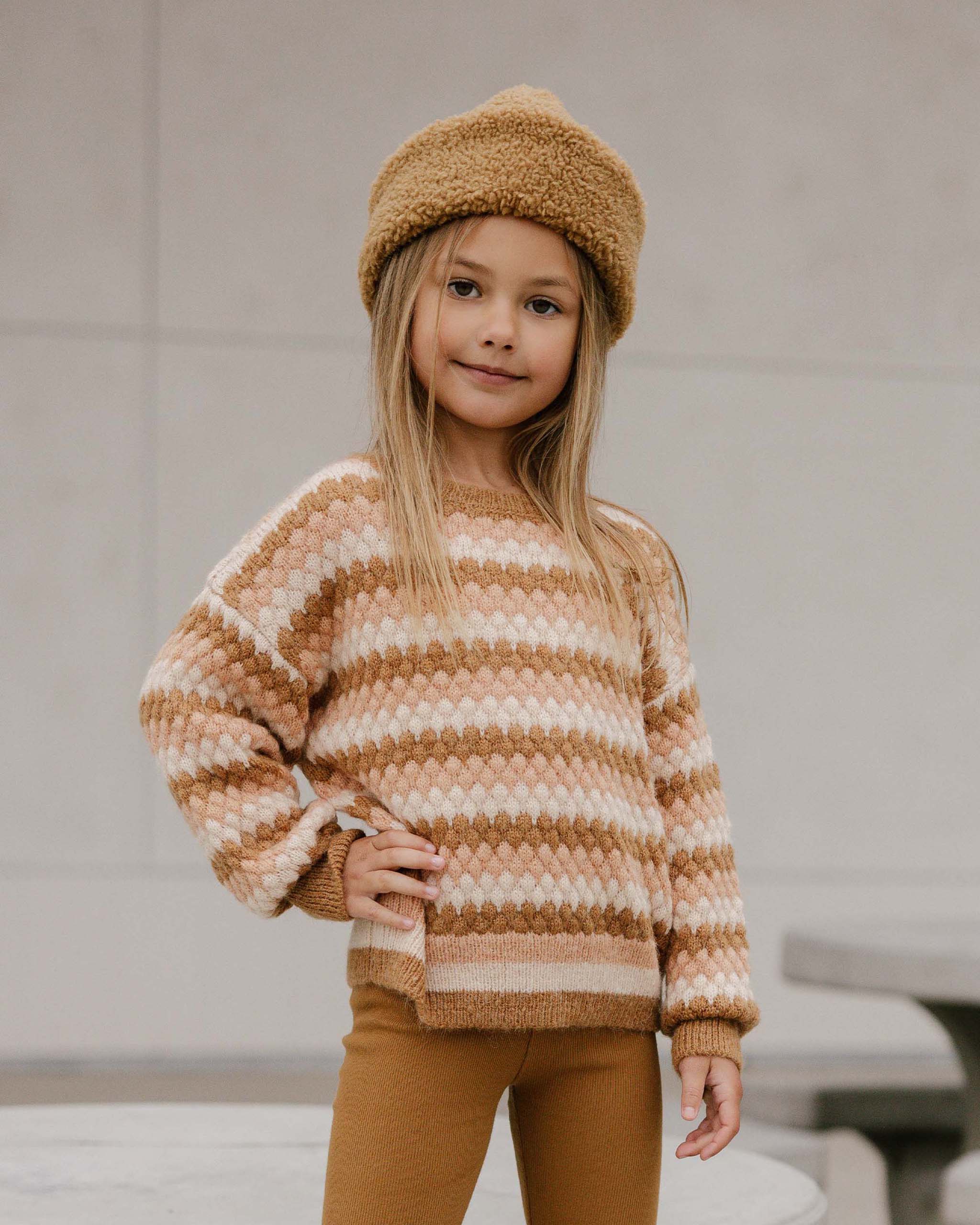 Aspen Sweater || Multi-Stripe - Rylee + Cru | Kids Clothes | Trendy Baby Clothes | Modern Infant Outfits |