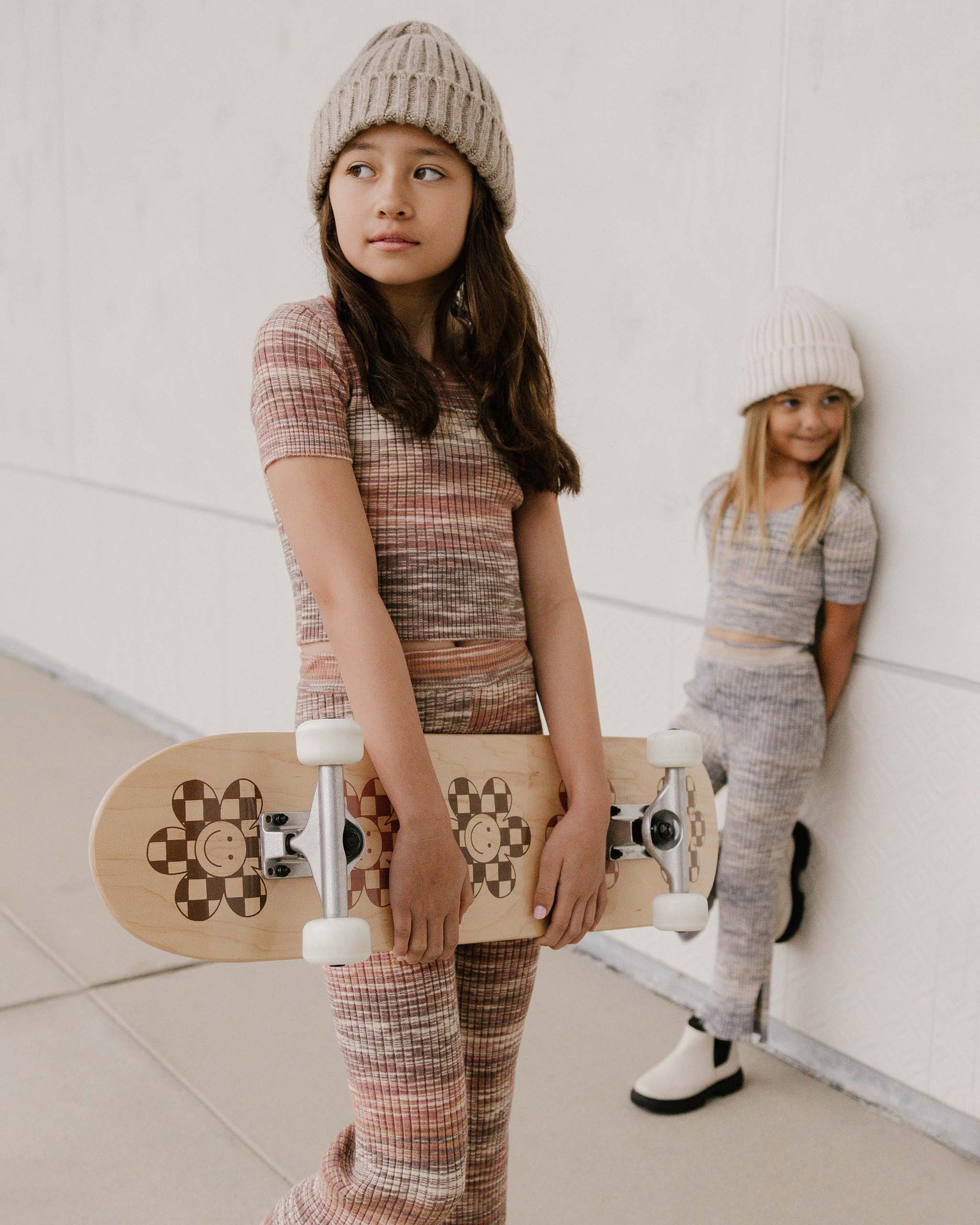 Skateboard Deck || Daisy - Rylee + Cru | Kids Clothes | Trendy Baby Clothes | Modern Infant Outfits |