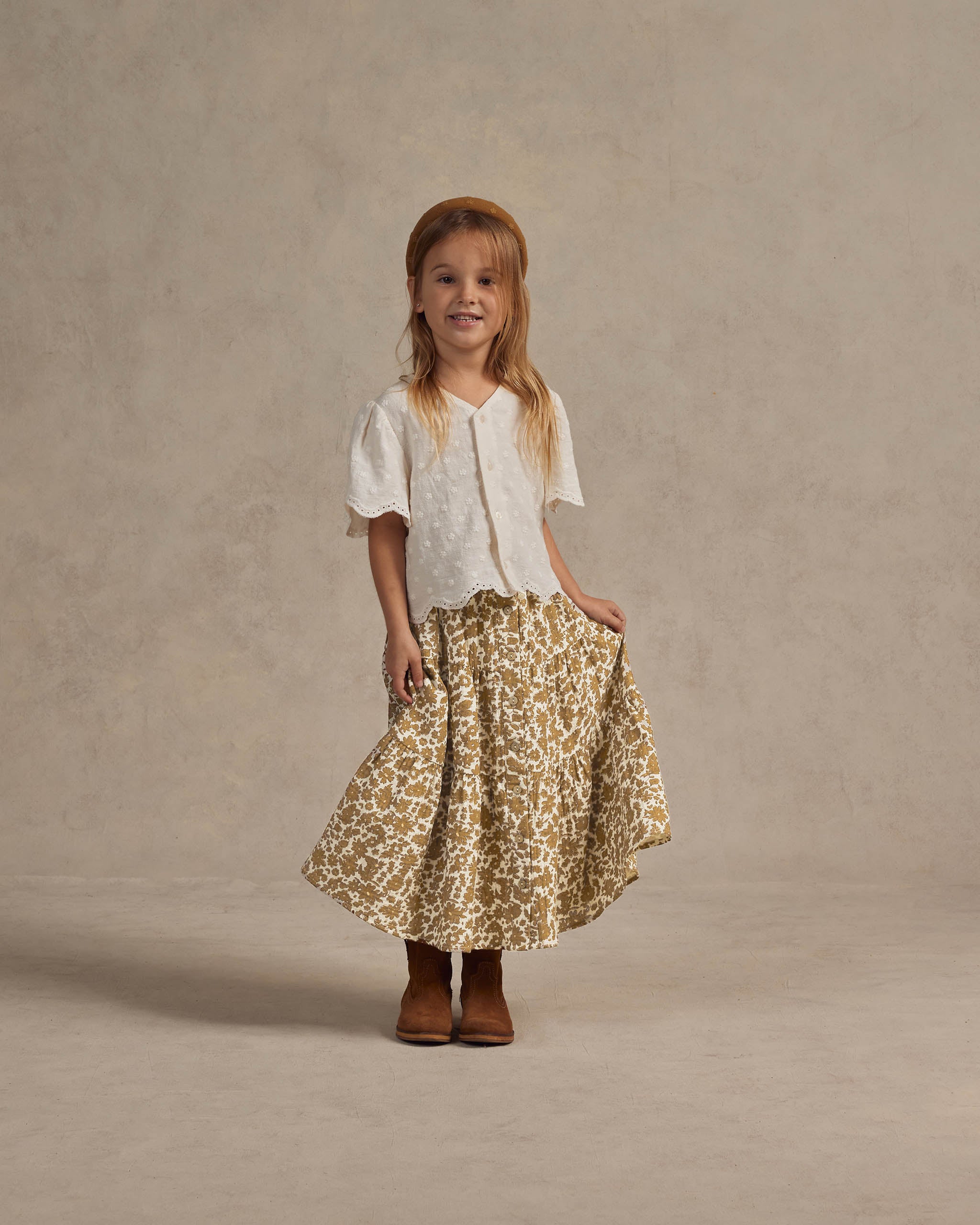 Cleo Top || Ivory - Rylee + Cru | Kids Clothes | Trendy Baby Clothes | Modern Infant Outfits |
