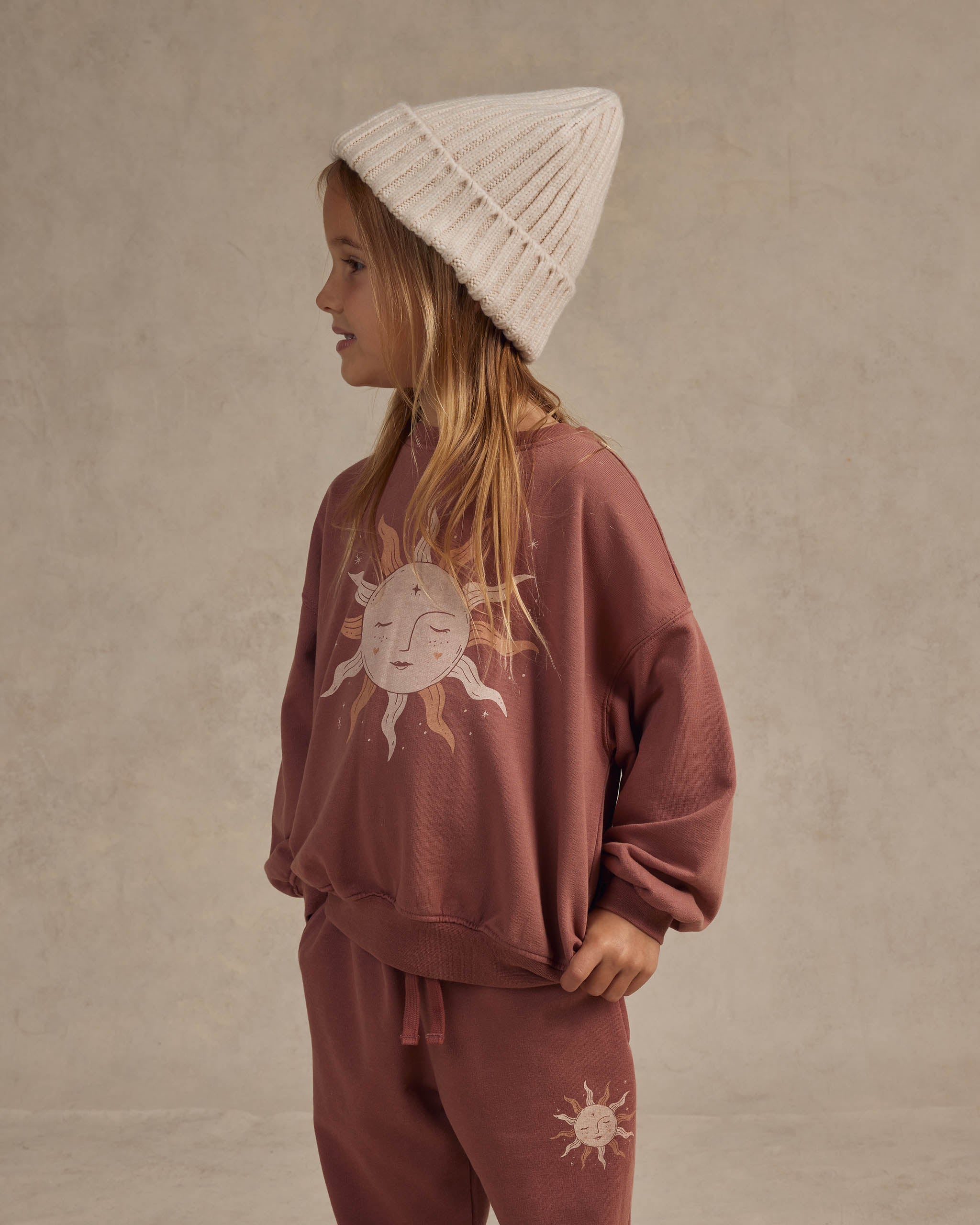 Relaxed Sweatshirt || Sun - Rylee + Cru | Kids Clothes | Trendy Baby Clothes | Modern Infant Outfits |