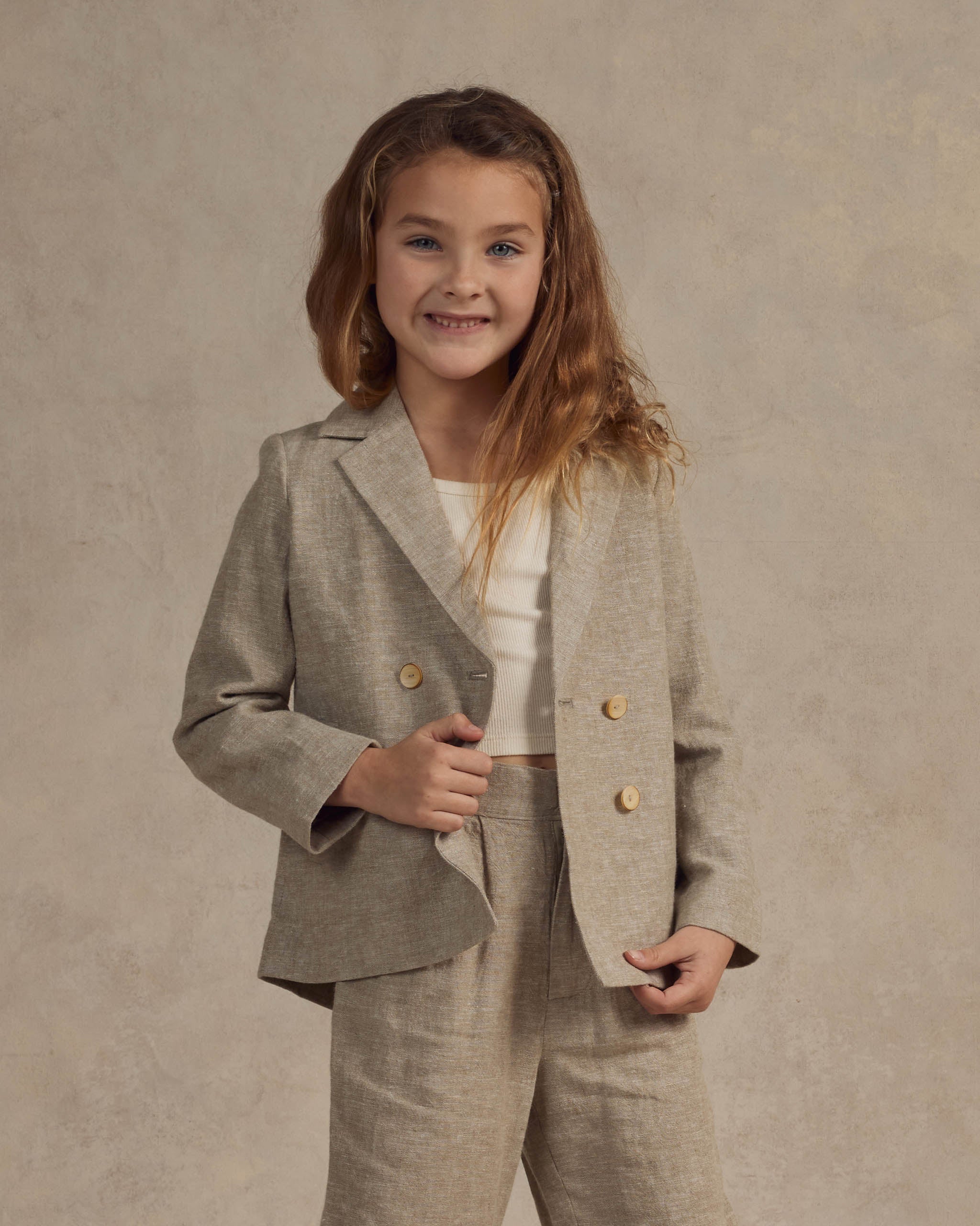Double Breasted Blazer || Fern - Rylee + Cru | Kids Clothes | Trendy Baby Clothes | Modern Infant Outfits |