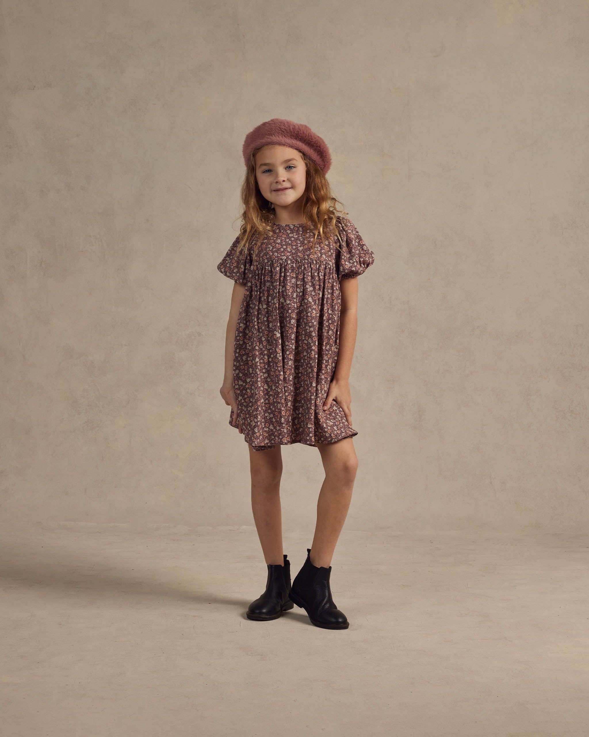Beret || Raspberry - Rylee + Cru | Kids Clothes | Trendy Baby Clothes | Modern Infant Outfits |