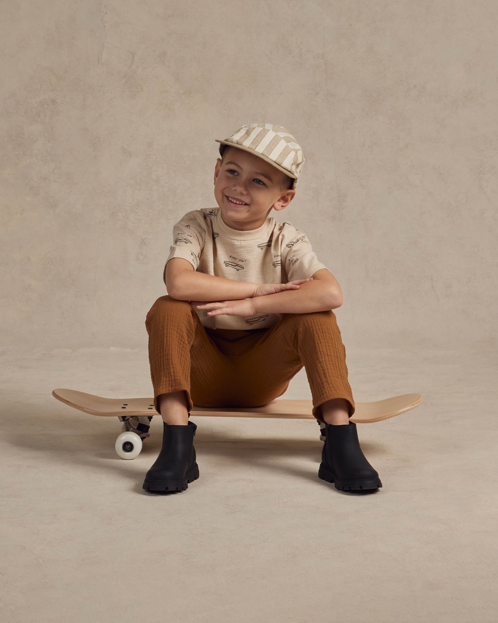 Skater Hat || Autumn Stripe - Rylee + Cru | Kids Clothes | Trendy Baby Clothes | Modern Infant Outfits |
