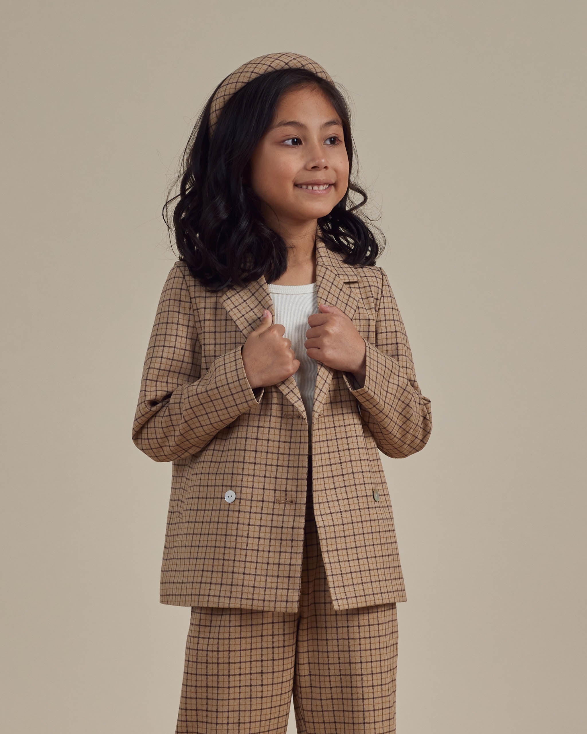 Double Breasted Blazer || Autumn Plaid - Rylee + Cru | Kids Clothes | Trendy Baby Clothes | Modern Infant Outfits |