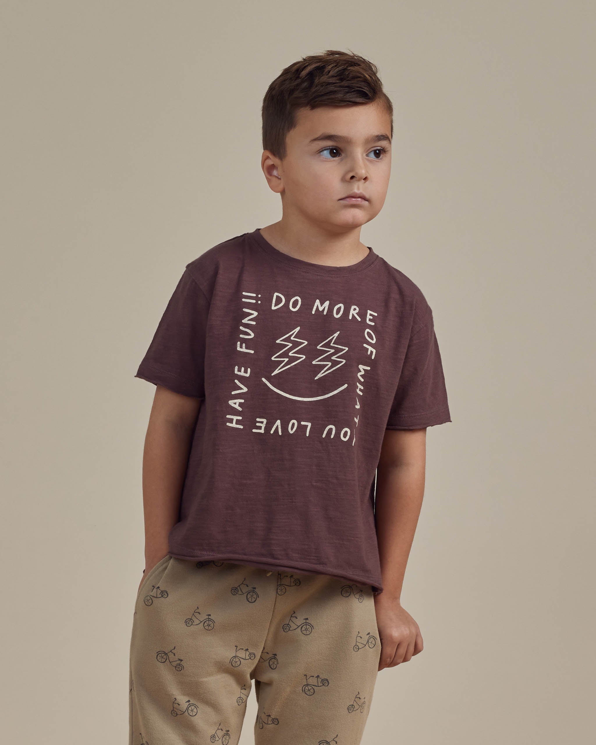 Raw Edge Tee || Have Fun - Rylee + Cru | Kids Clothes | Trendy Baby Clothes | Modern Infant Outfits |