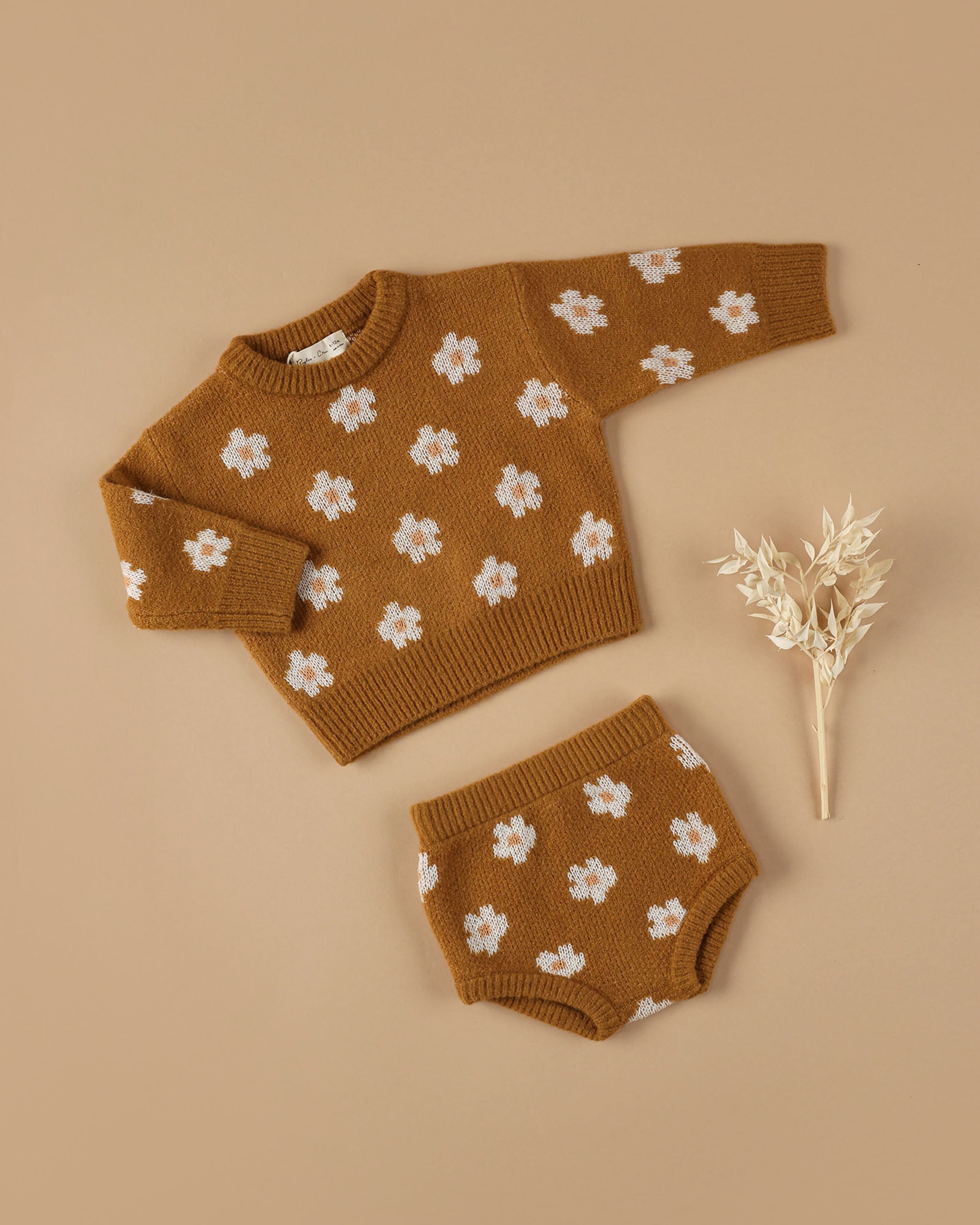 Sweater Bloomer || Daisy Fleur - Rylee + Cru | Kids Clothes | Trendy Baby Clothes | Modern Infant Outfits |