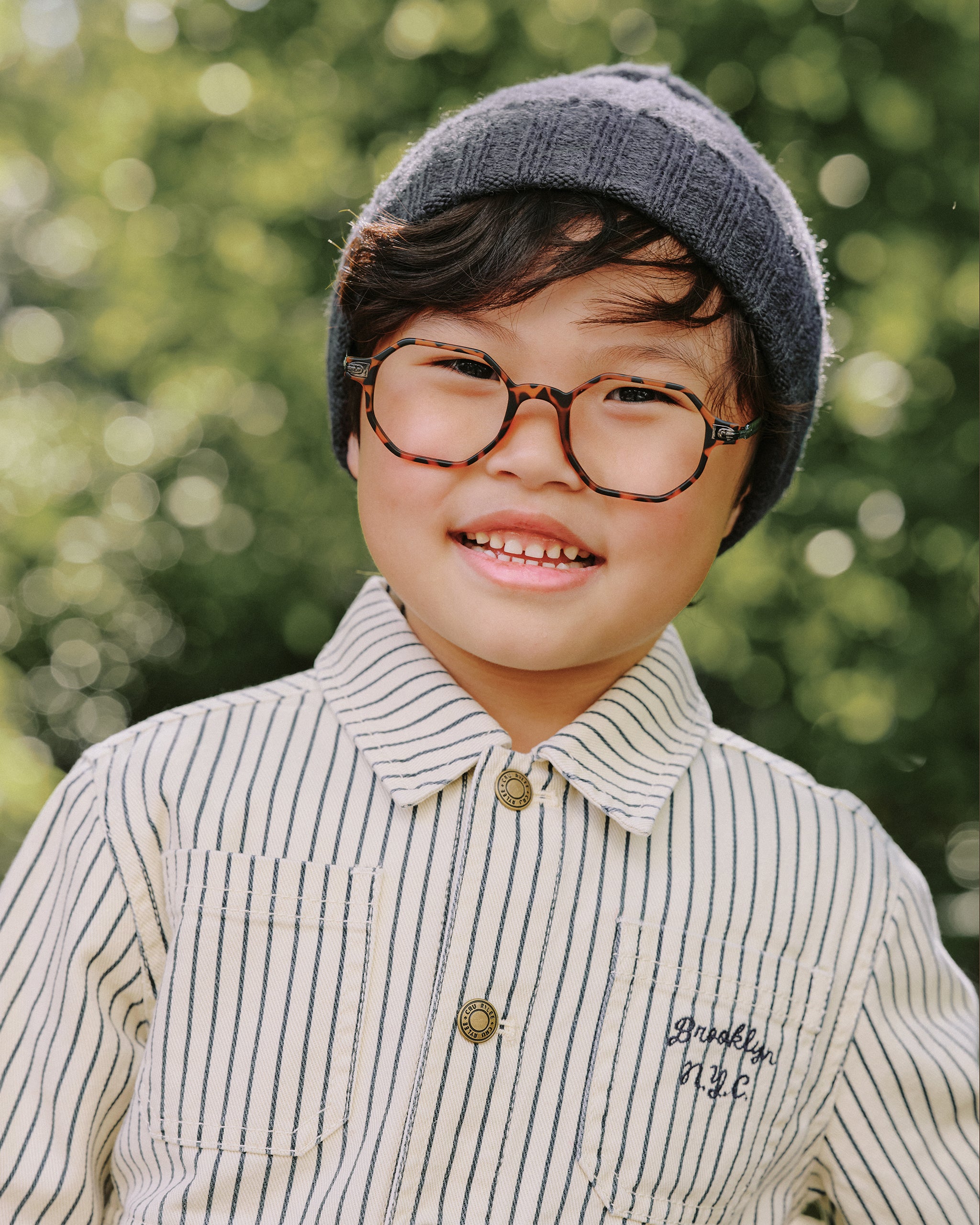 Chore Coat || Navy Pinstripe - Rylee + Cru | Kids Clothes | Trendy Baby Clothes | Modern Infant Outfits |