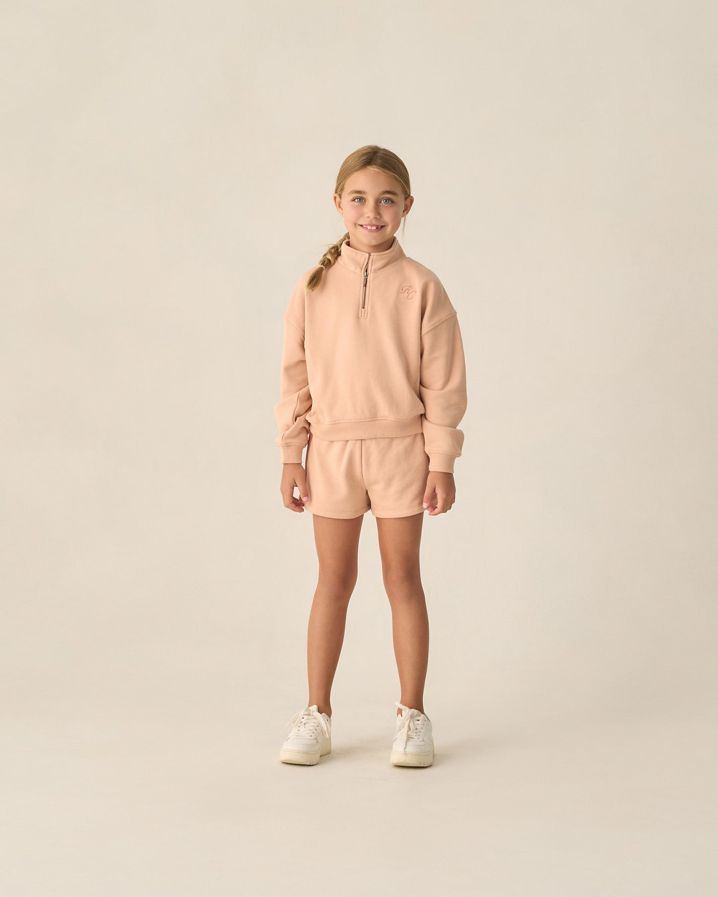 Racer Track Short Melon - Rylee + Cru | Kids Clothes | Trendy Baby Clothes | Modern Infant Outfits |