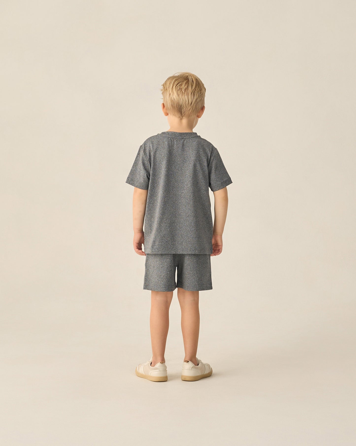 Cove Essential Pocket Tee Heathered Black - Rylee + Cru | Kids Clothes | Trendy Baby Clothes | Modern Infant Outfits |
