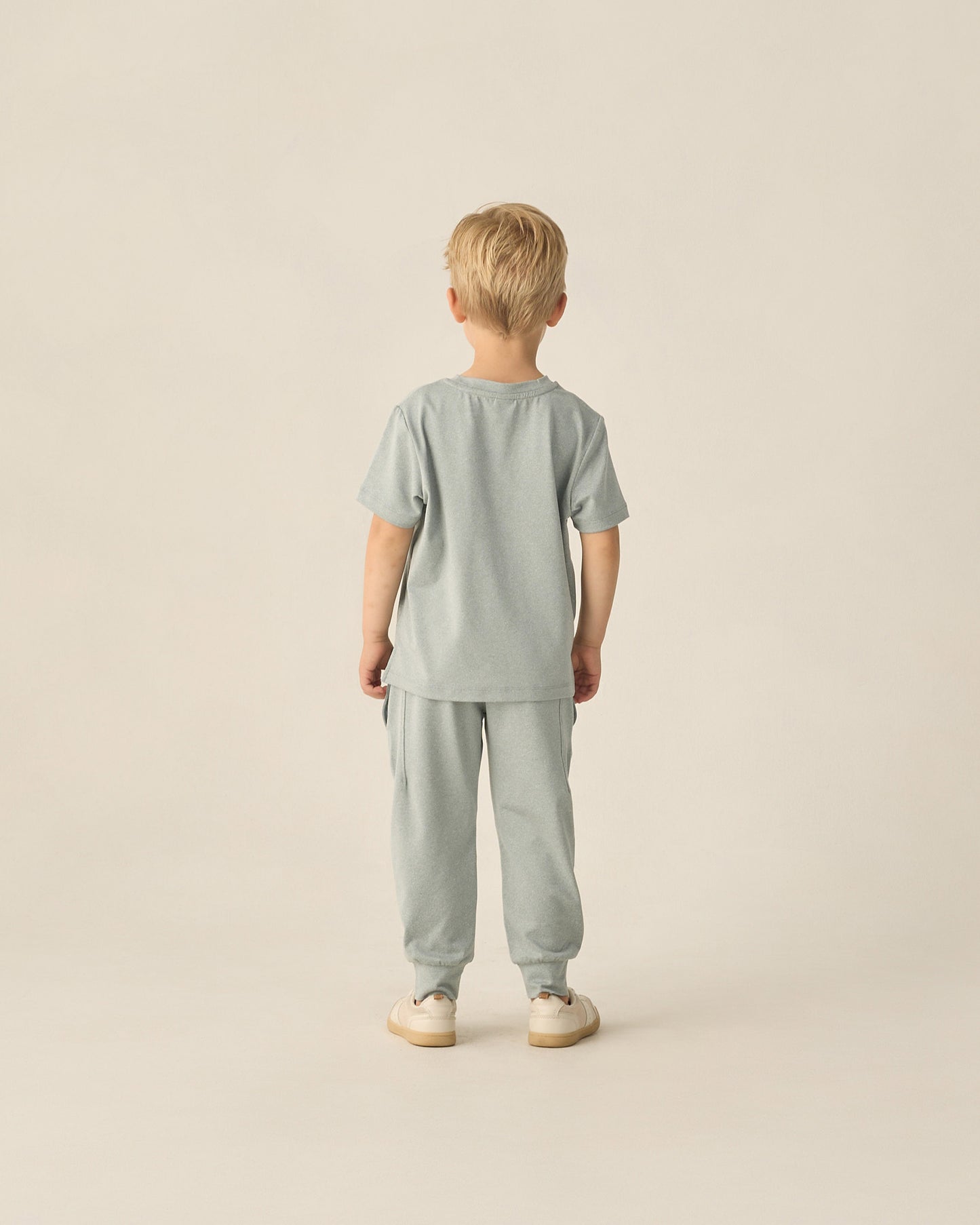 Century Tech Jogger Heathered Sea Green - Rylee + Cru | Kids Clothes | Trendy Baby Clothes | Modern Infant Outfits |