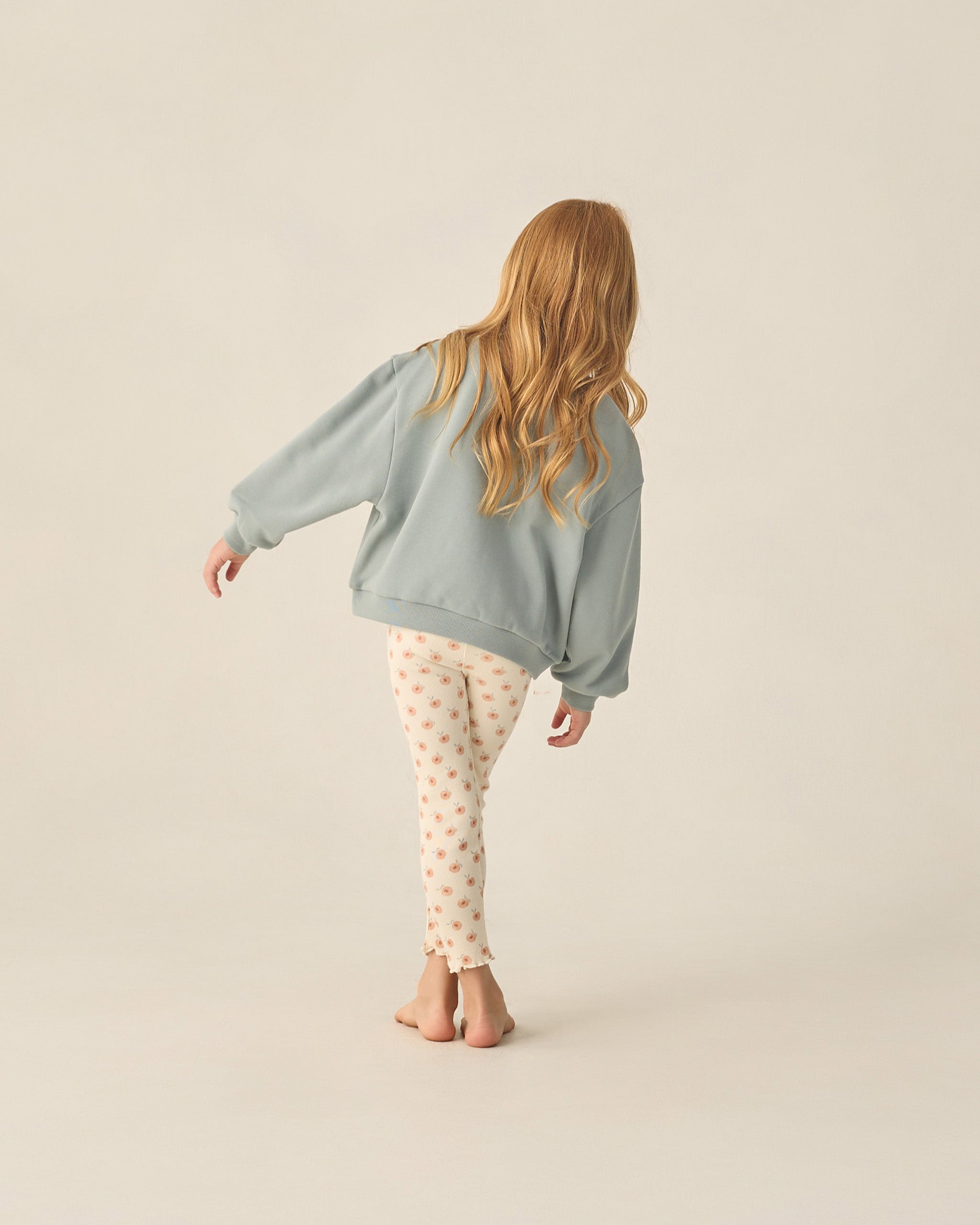 Ribbed Legging Set Natural, Melon - Rylee + Cru | Kids Clothes | Trendy Baby Clothes | Modern Infant Outfits |