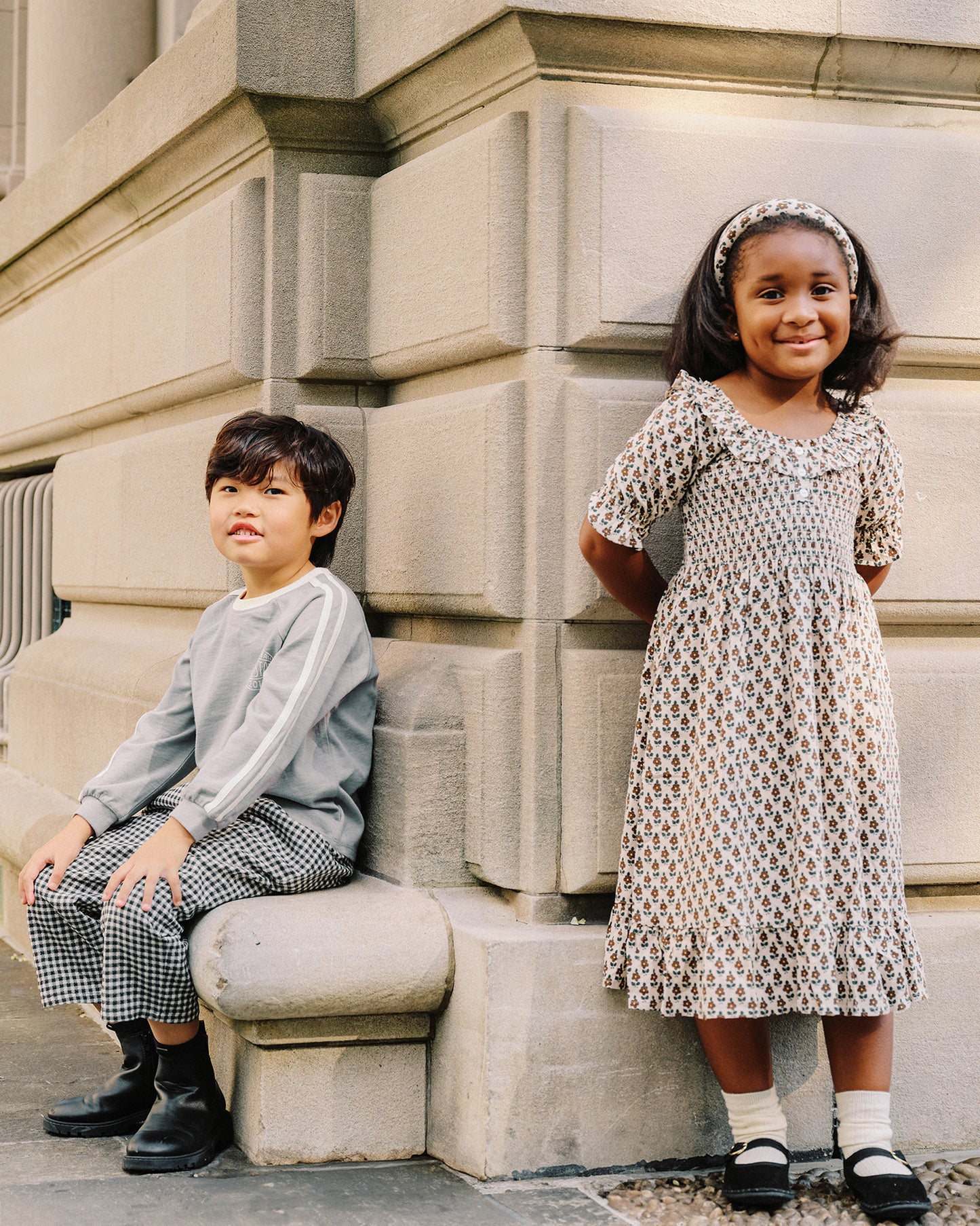 Lexi Dress || Harvest Floral - Rylee + Cru | Kids Clothes | Trendy Baby Clothes | Modern Infant Outfits |